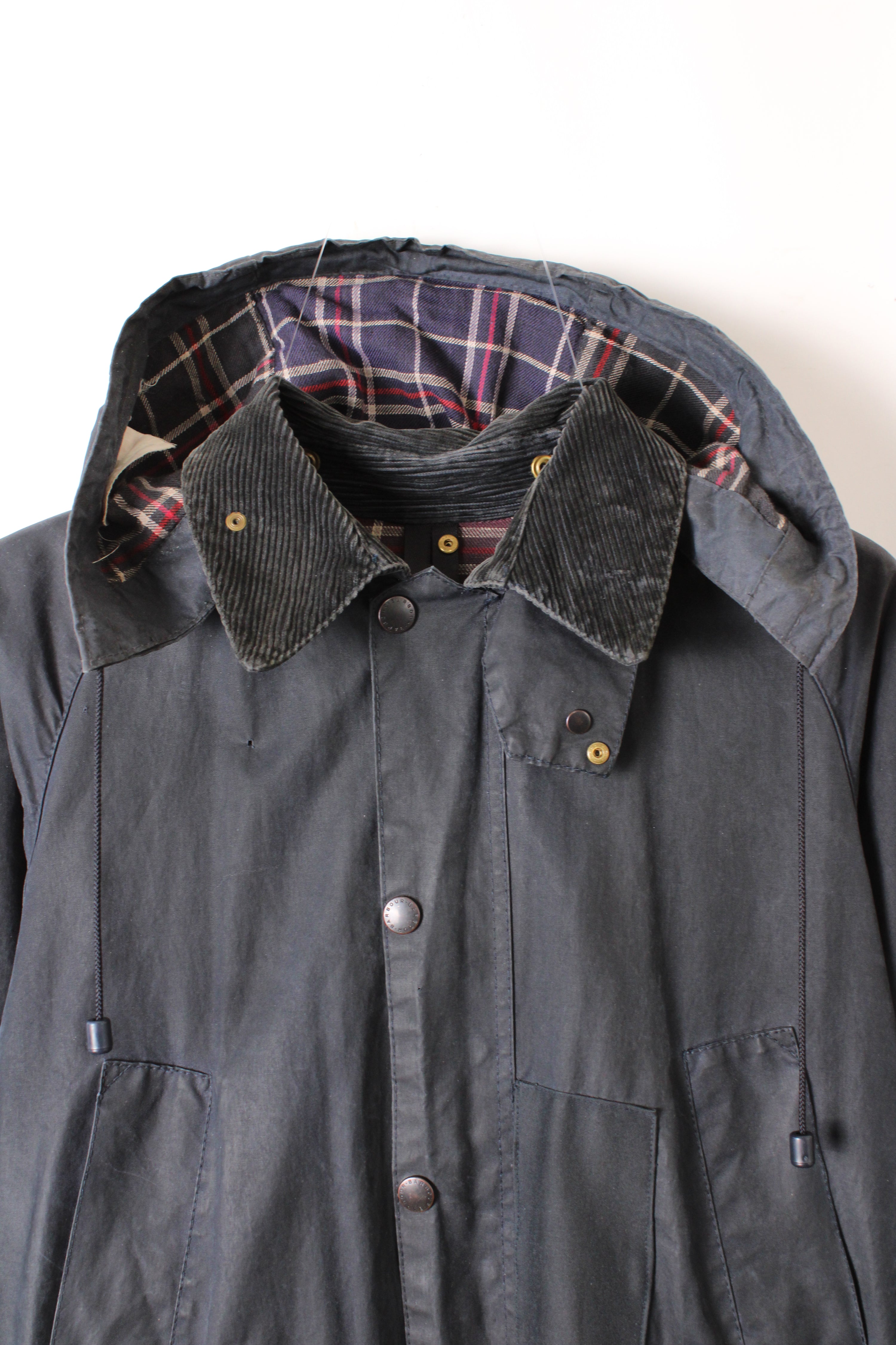 BARBOUR BEDALE WAXED JACKET BLUE - S/M