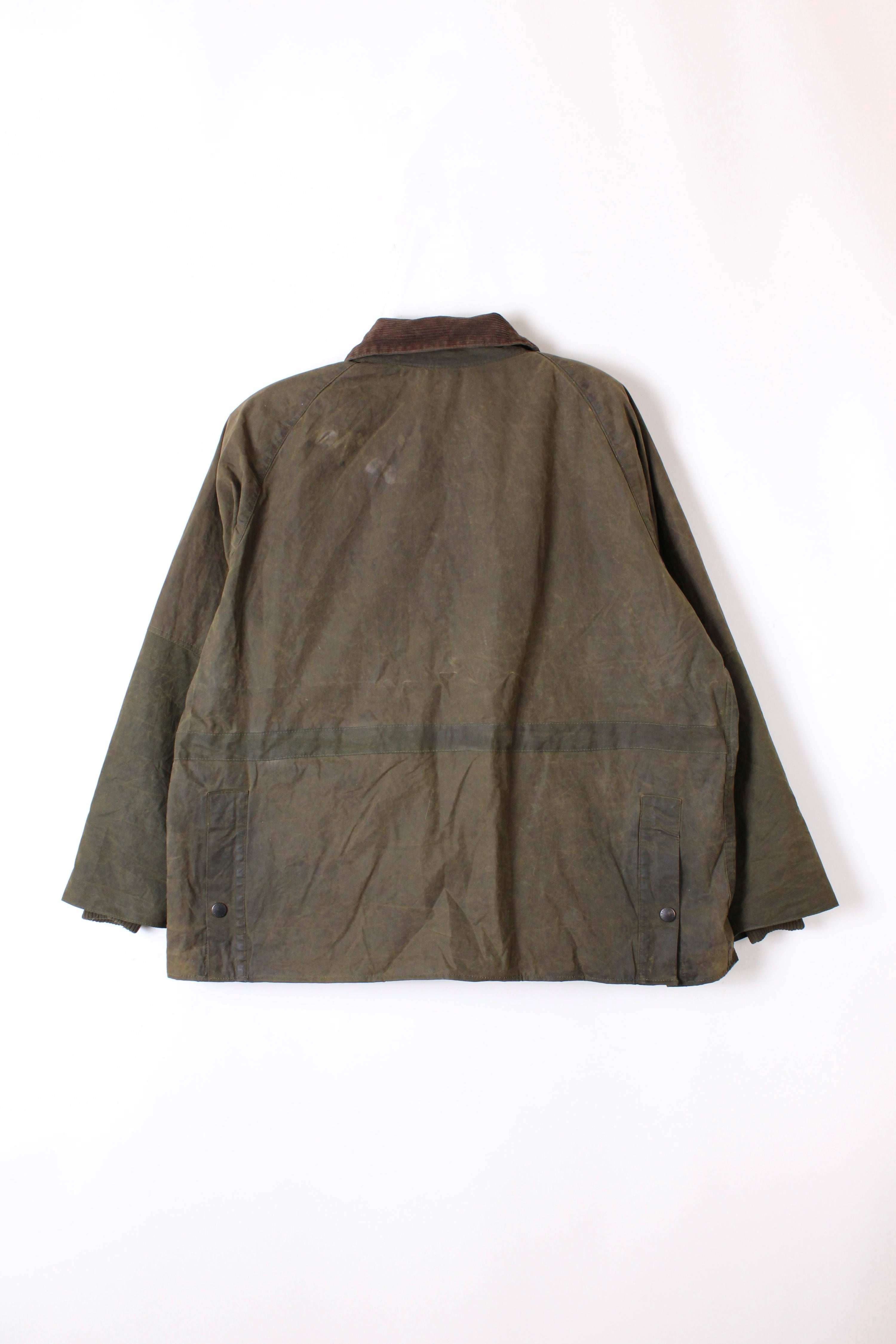BARBOUR BEDALE WAXED JACKET GREEN - L/XL