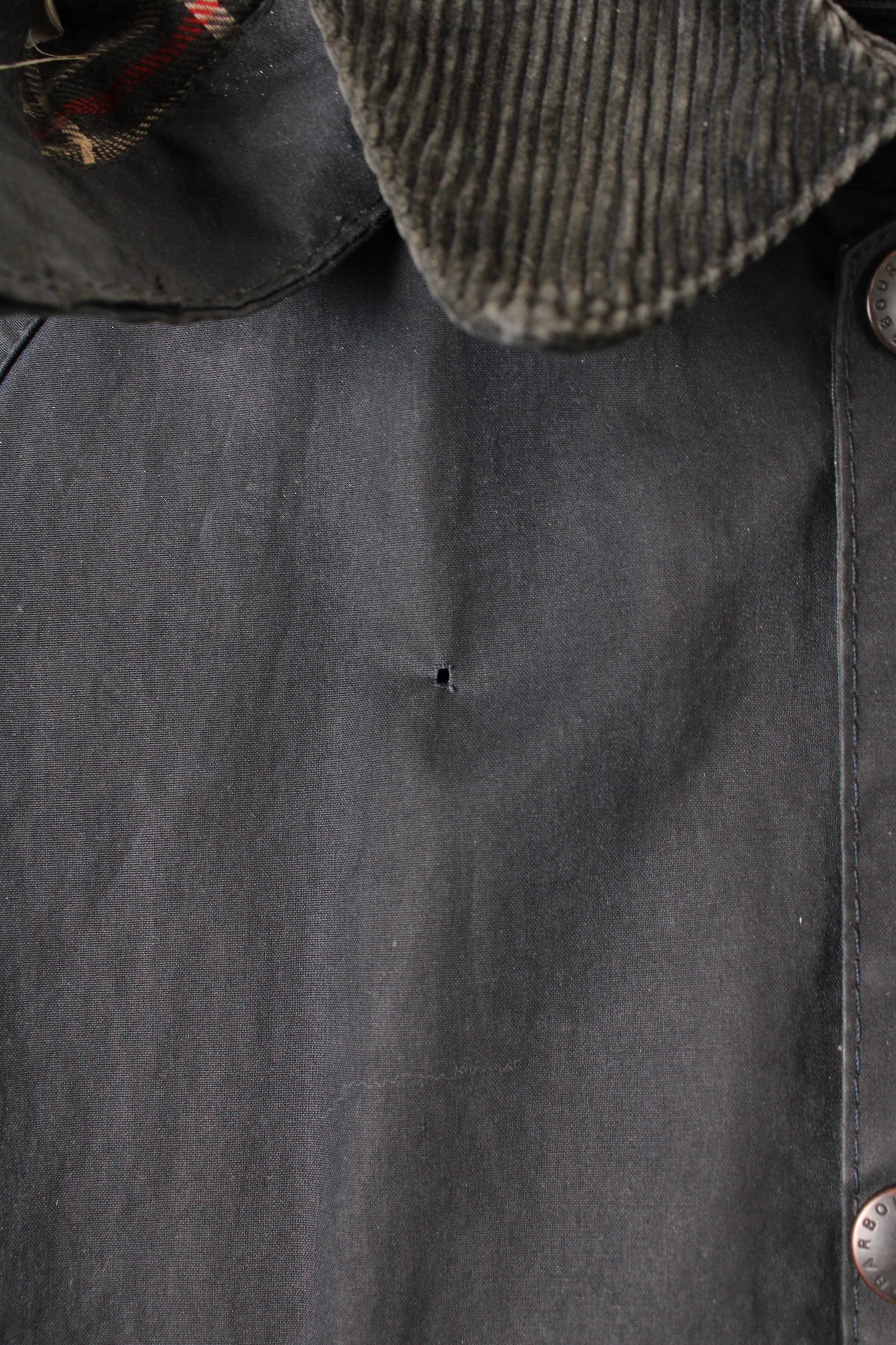 BARBOUR BEDALE WAXED JACKET BLUE - S/M