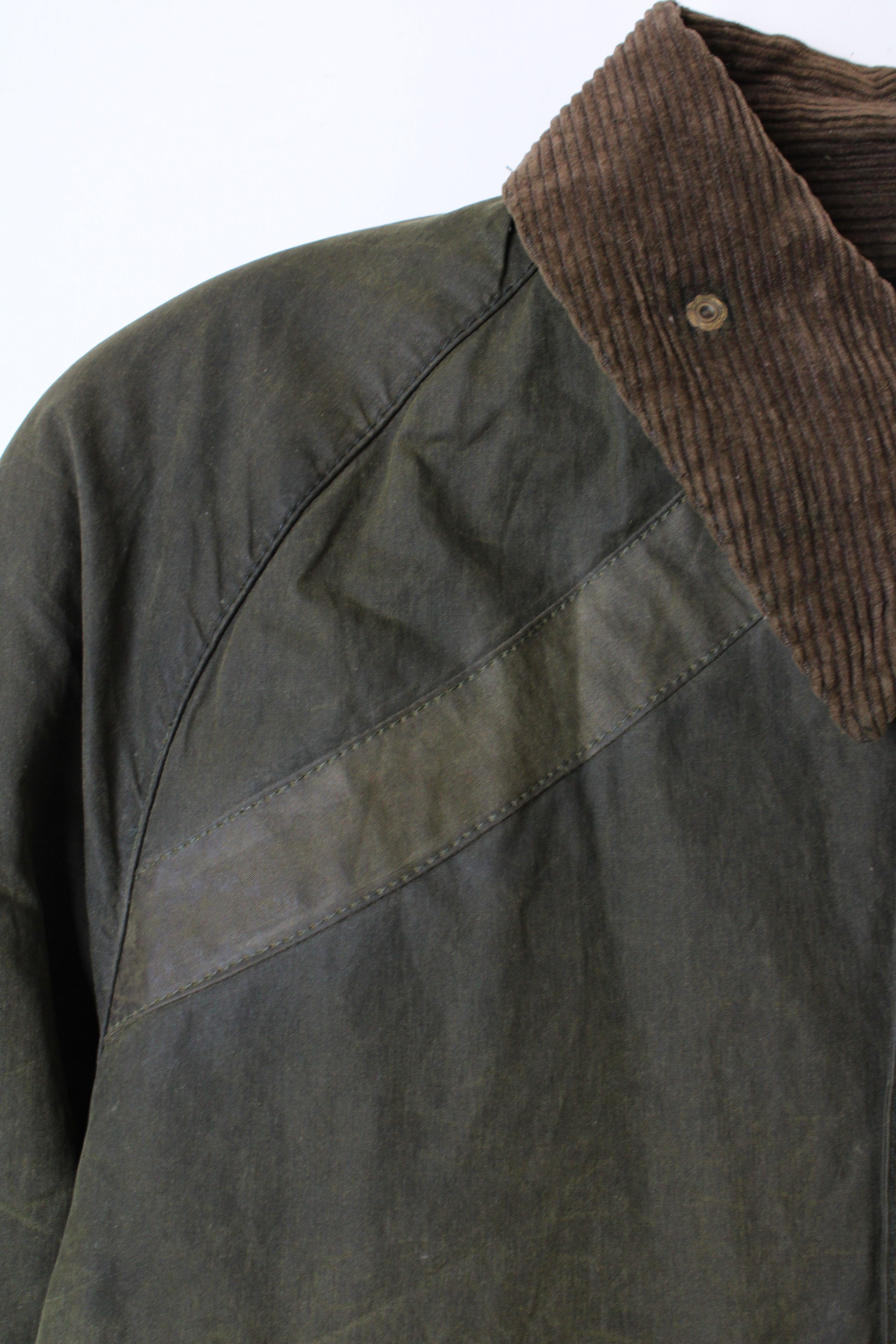 BARBOUR BEDALE WAXED JACKET GREEN - S/M