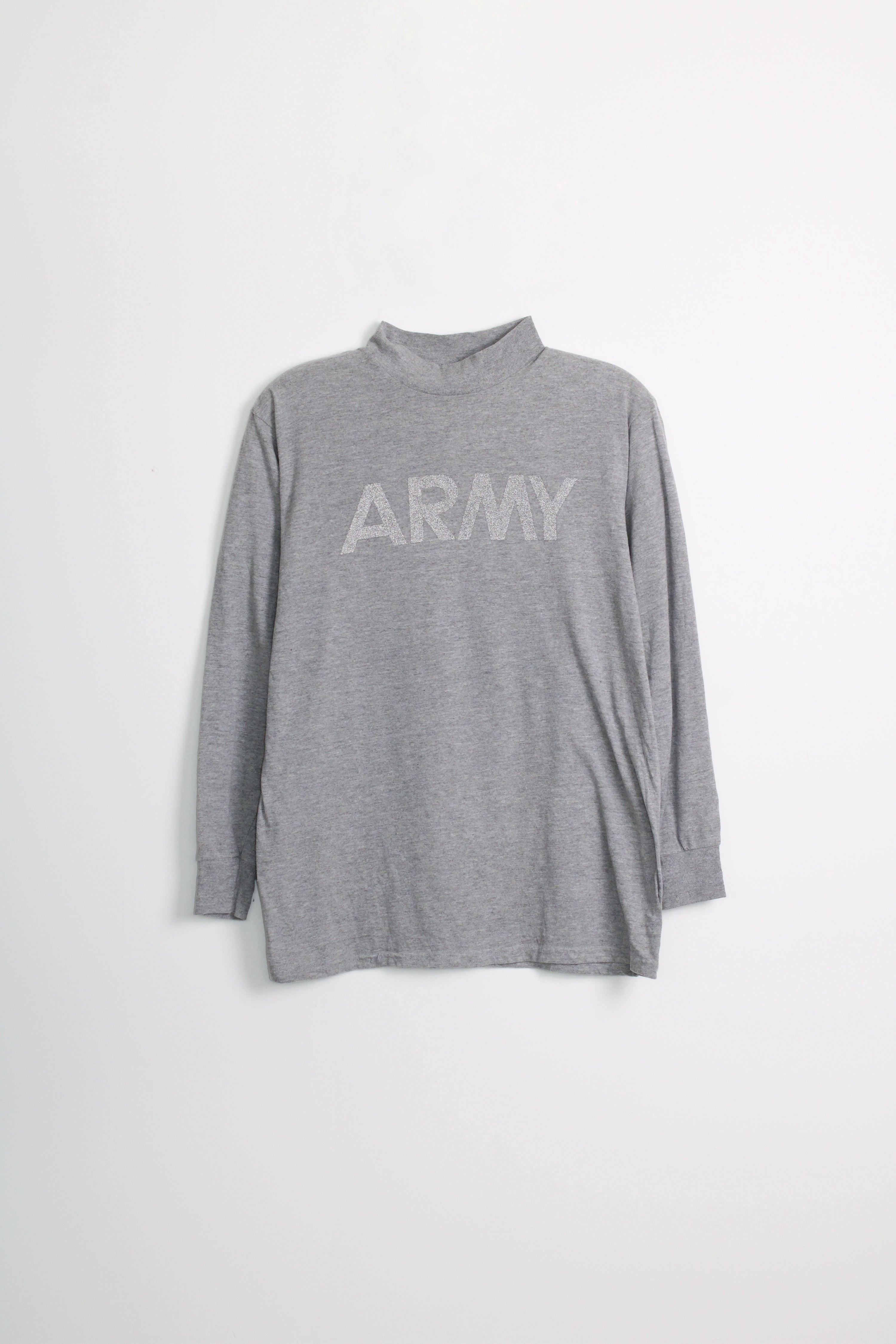 ORIGINAL US ARMY LONG SLEEVES TRAINING TEE GREY