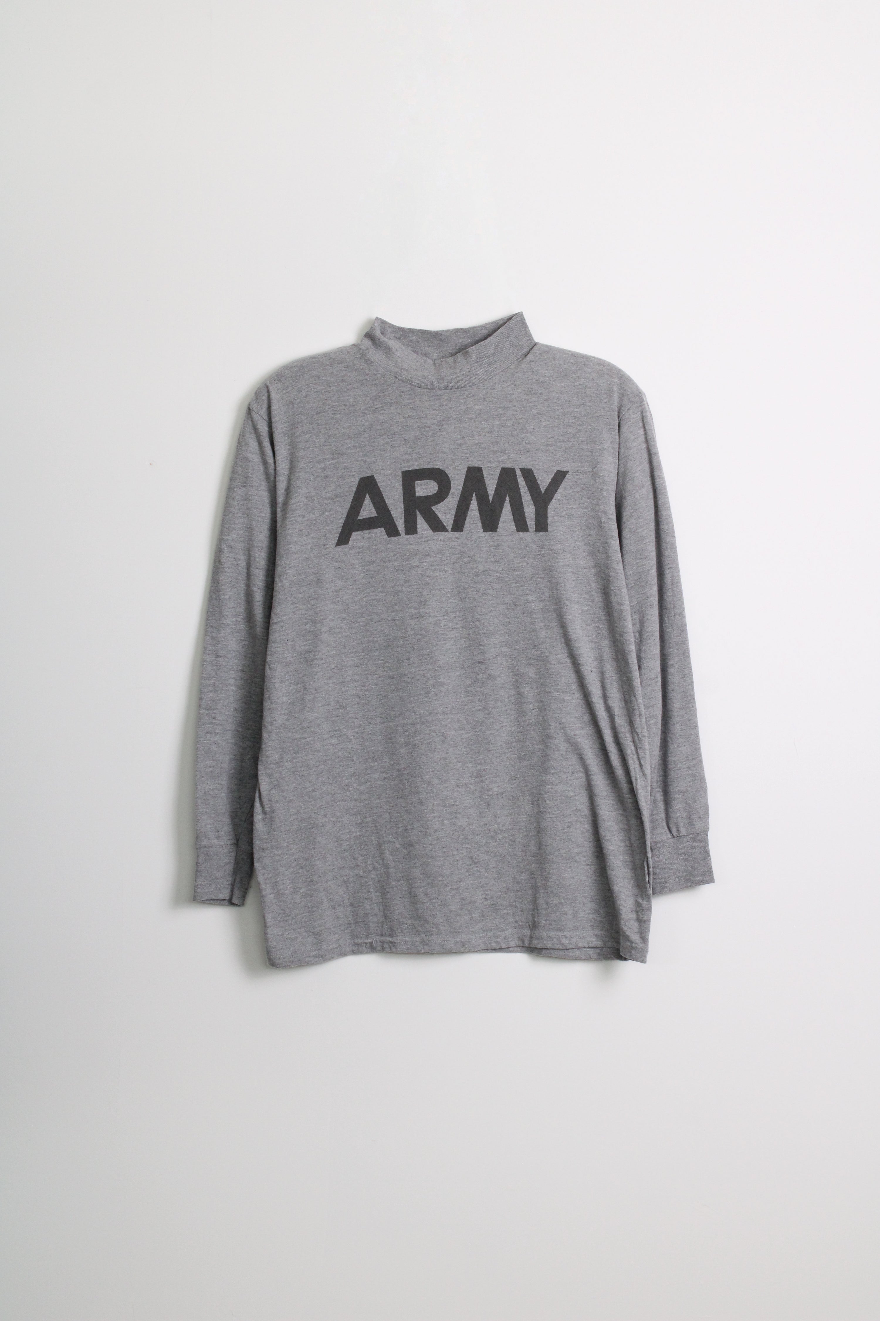 ORIGINAL US ARMY LONG SLEEVES TRAINING TEE GREY