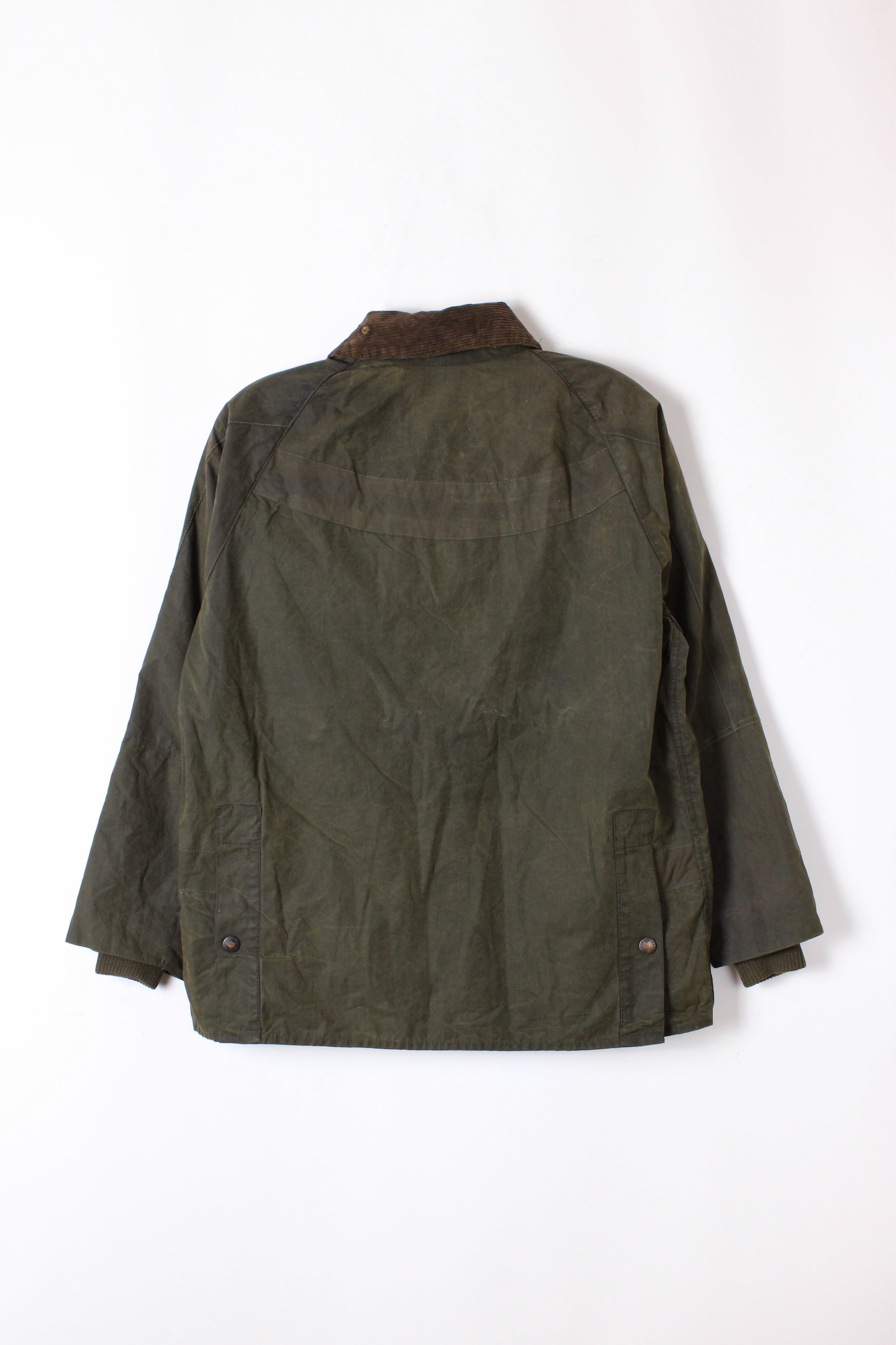 BARBOUR BEDALE WAXED JACKET GREEN - S/M