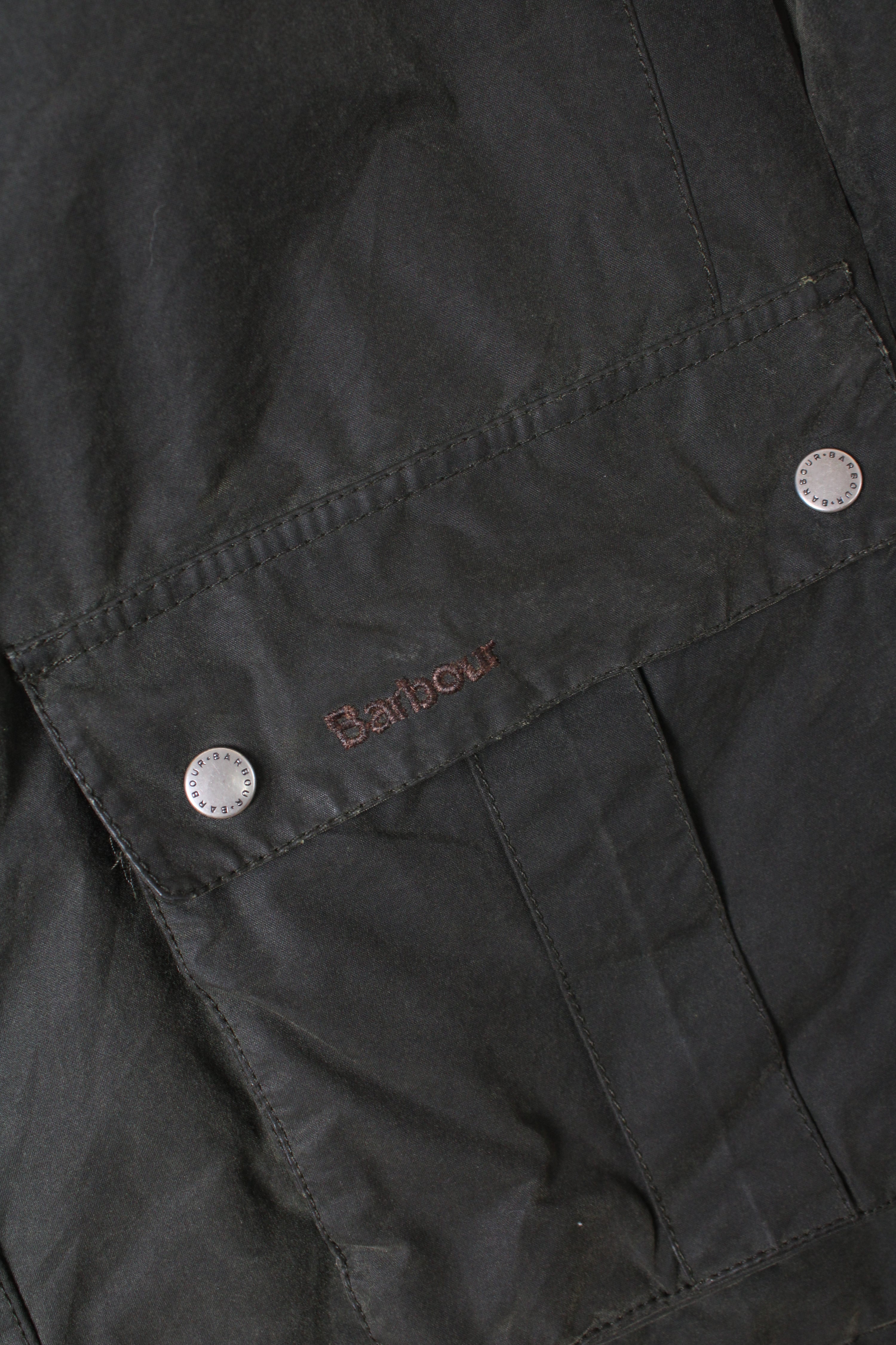 BARBOUR INTERNATIONAL DUKE WAXED JACKET SAGE GREEN - XXL