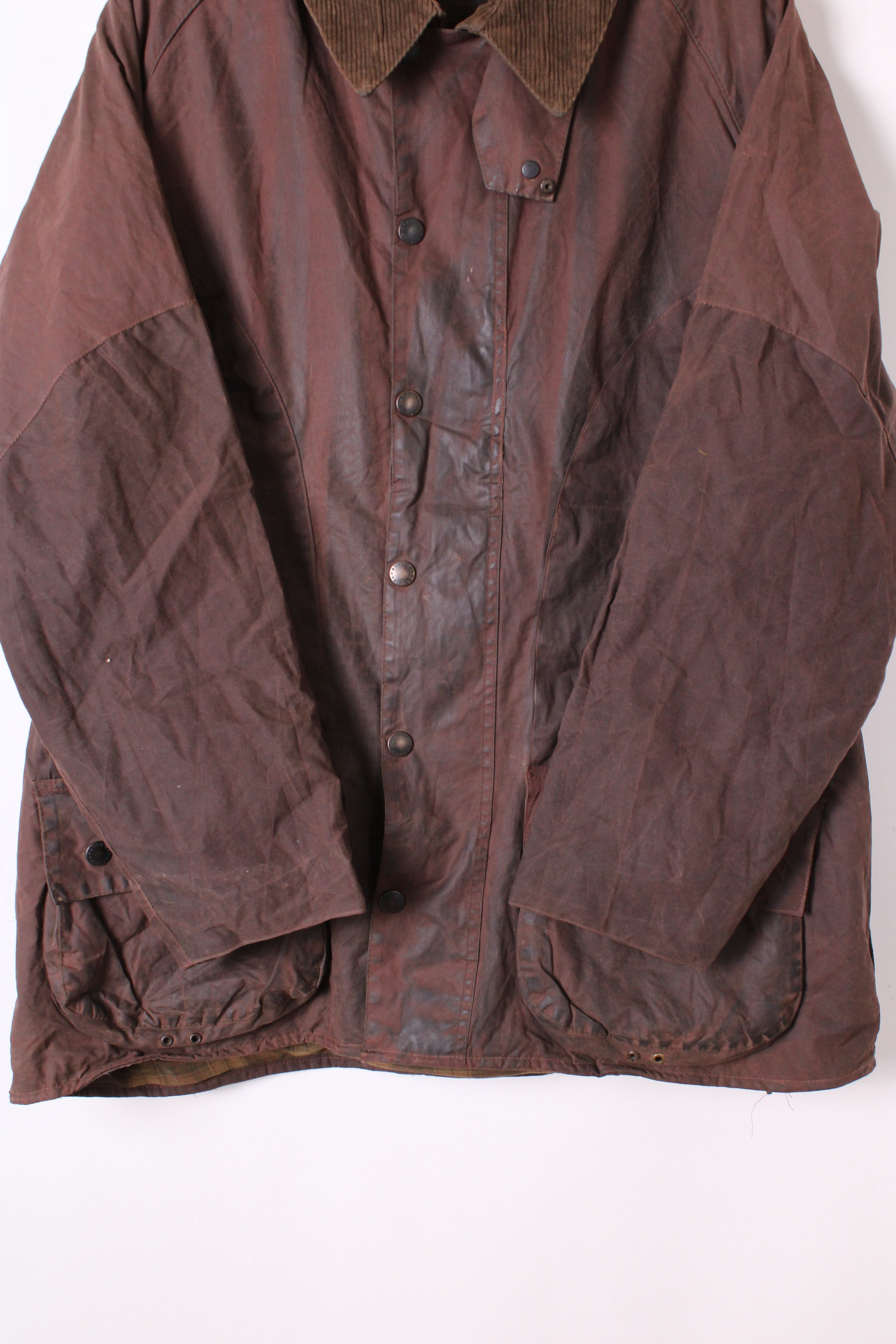 BARBOUR BEDALE WAXED JACKET RUSTIC BROWN - L/XL