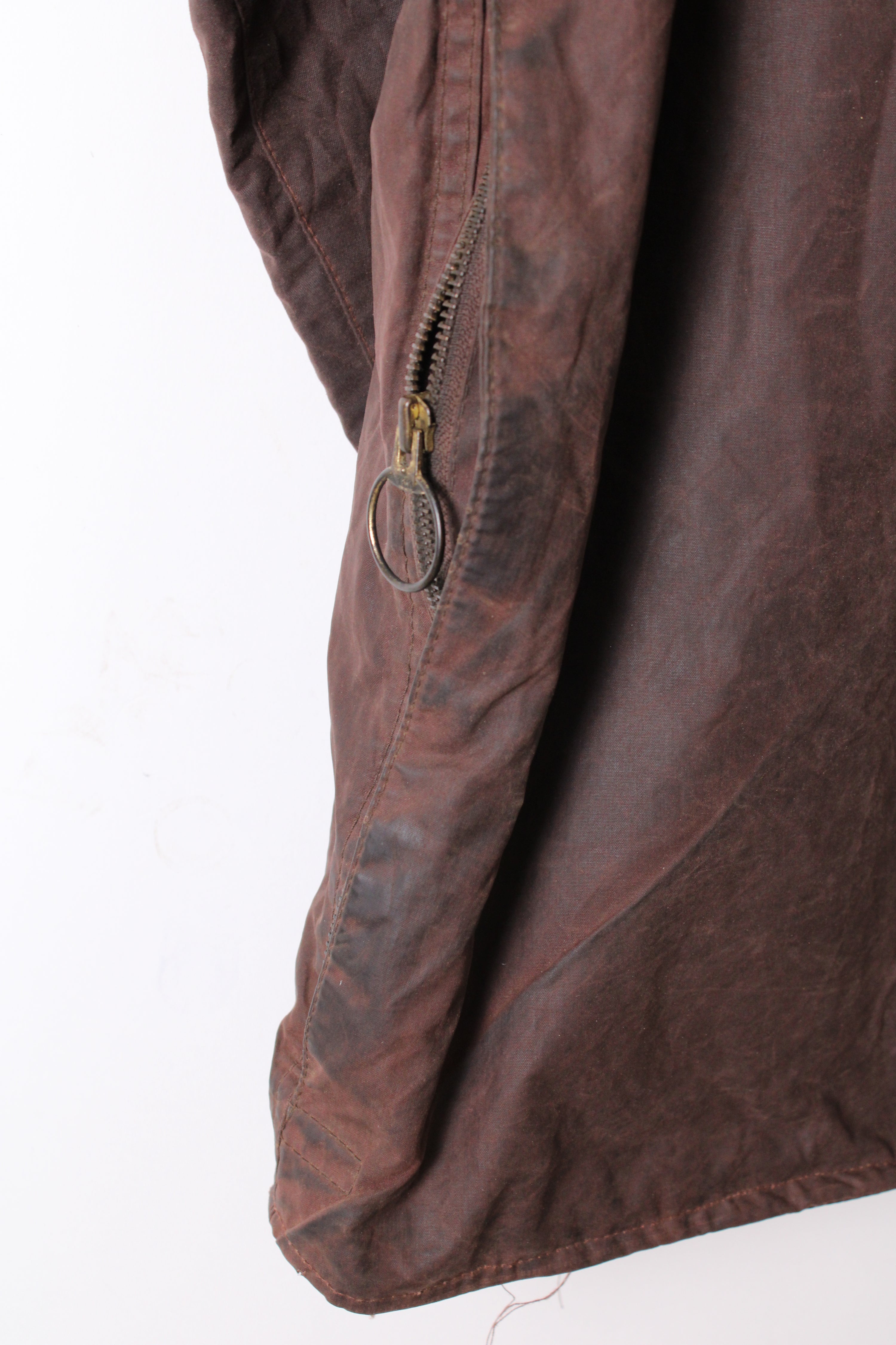 BARBOUR BEDALE WAXED JACKET RUSTIC BROWN - L/XL