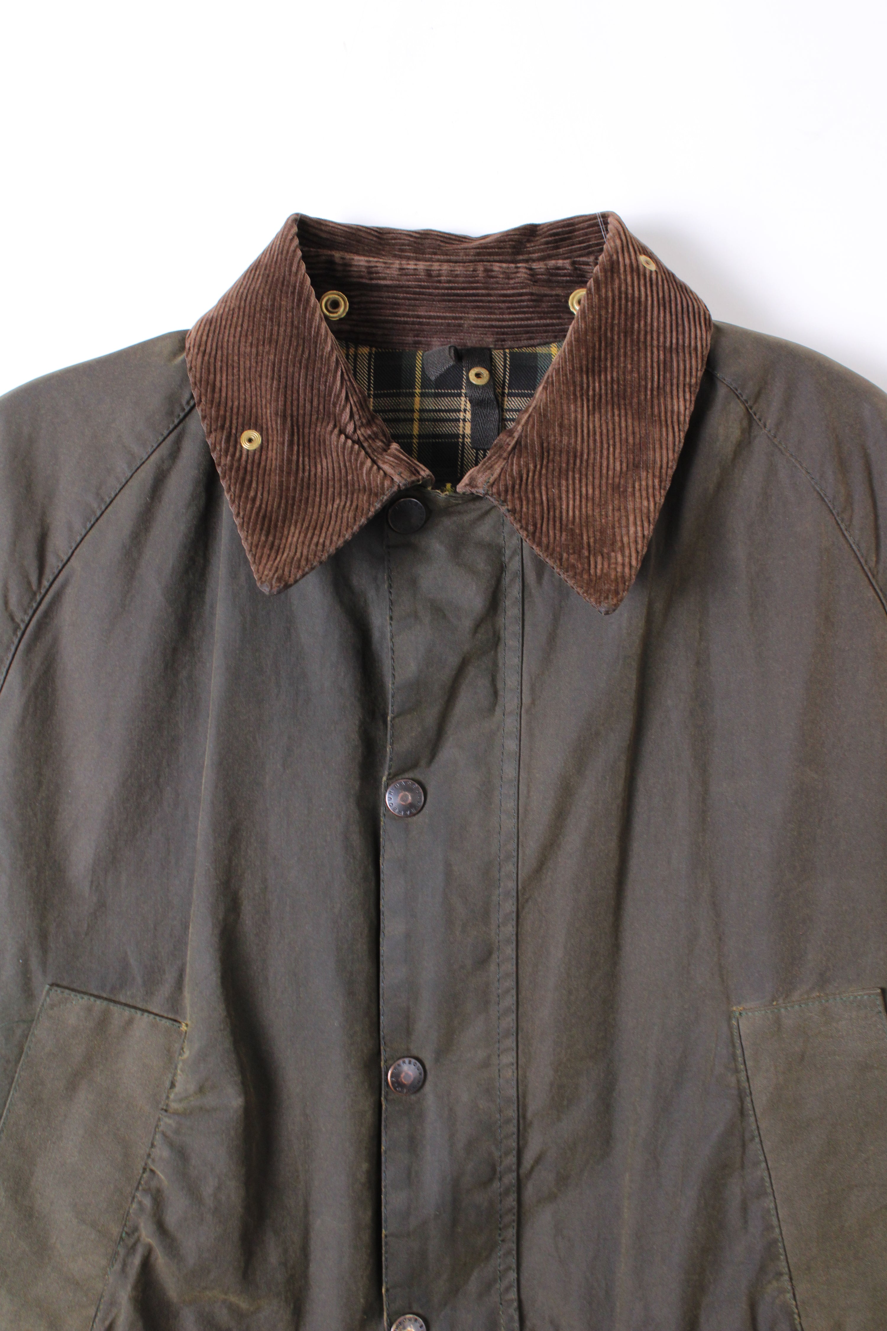 BARBOUR BEDALE WAXED JACKET GREEN - L/XL