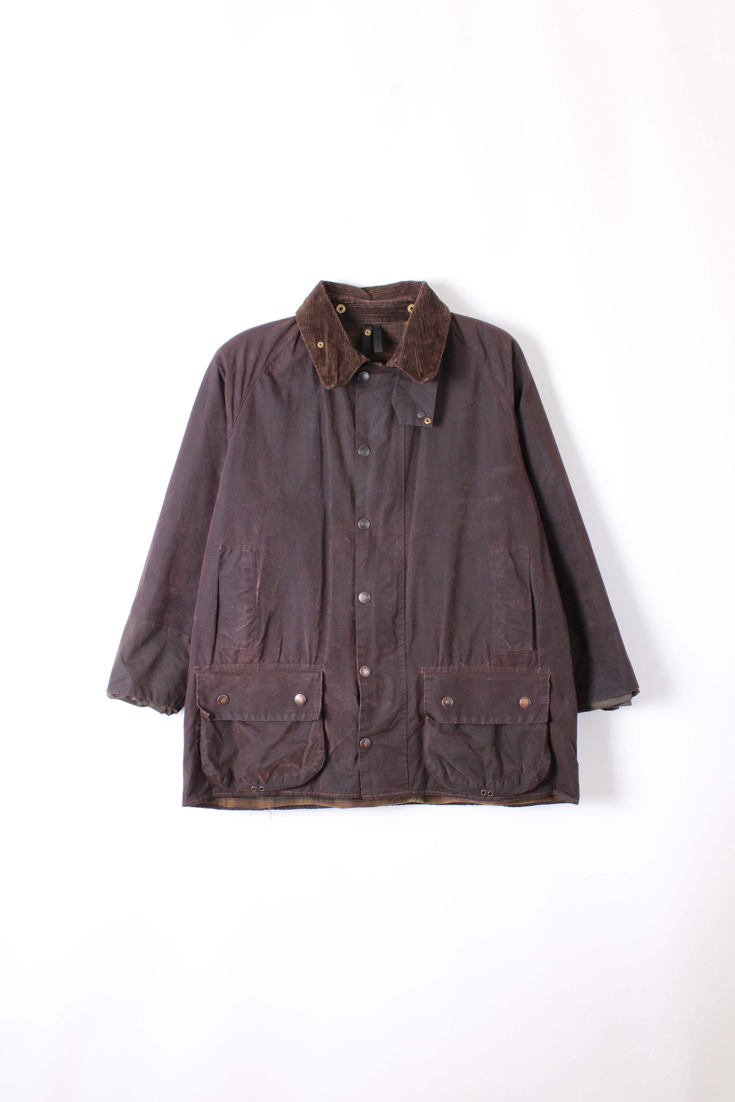 BARBOUR BEAUFORT WAXED JACKET RUSTIC BROWN - L/XL