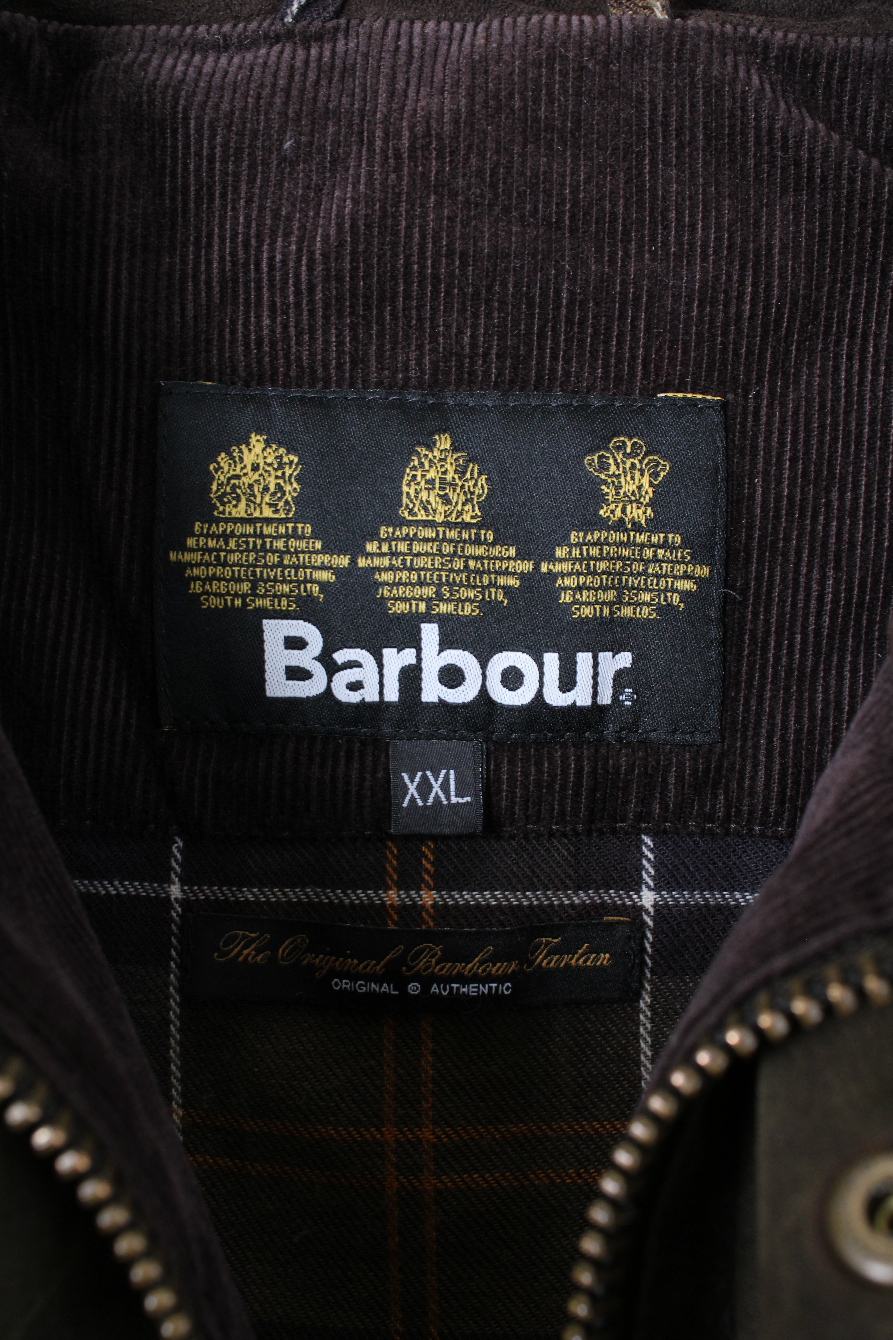 BARBOUR MOSSEND WAXED PARKA JACKET GREEN - XXL