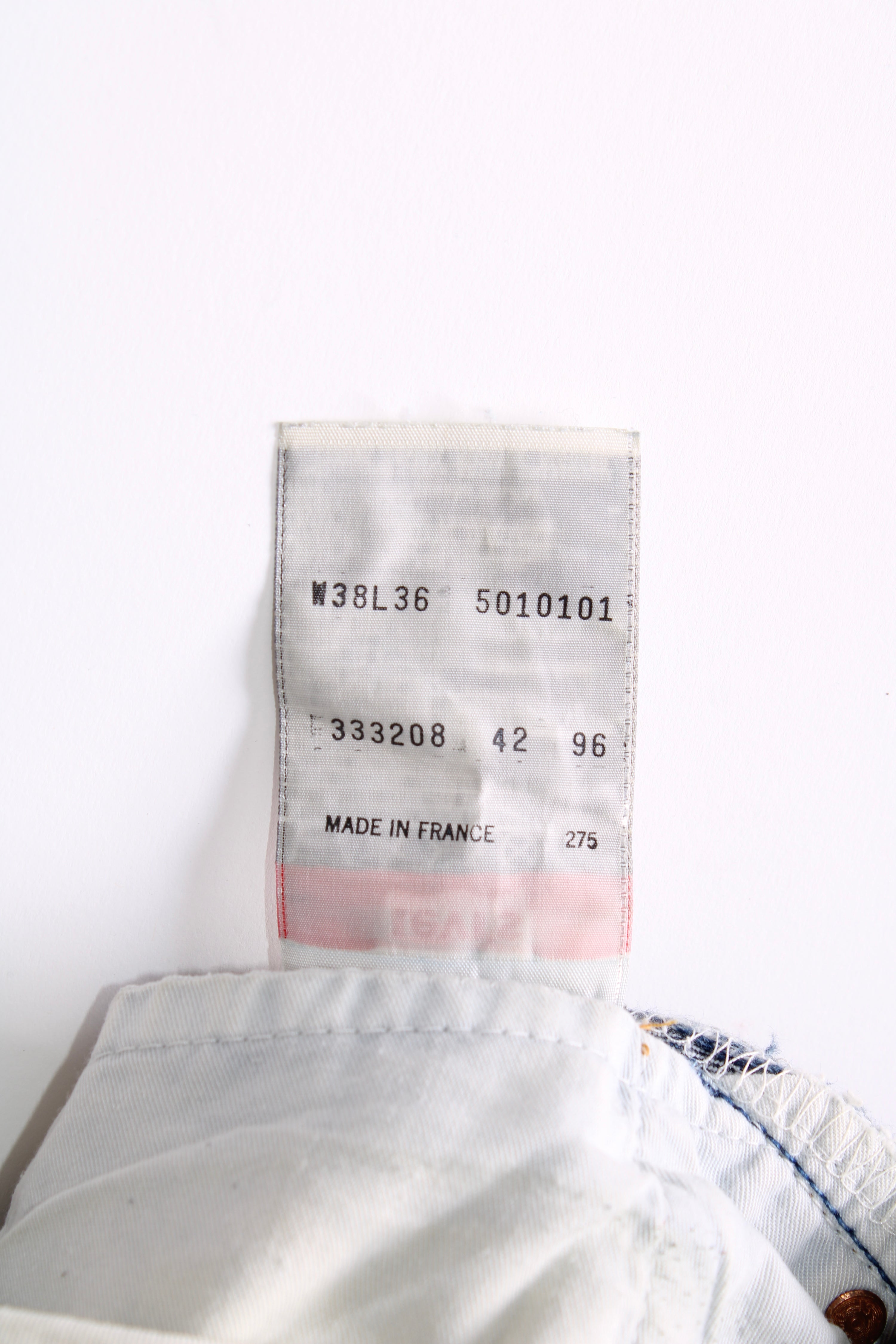 LEVIS 501 JEANS SHORTS BLUE WASH - W38