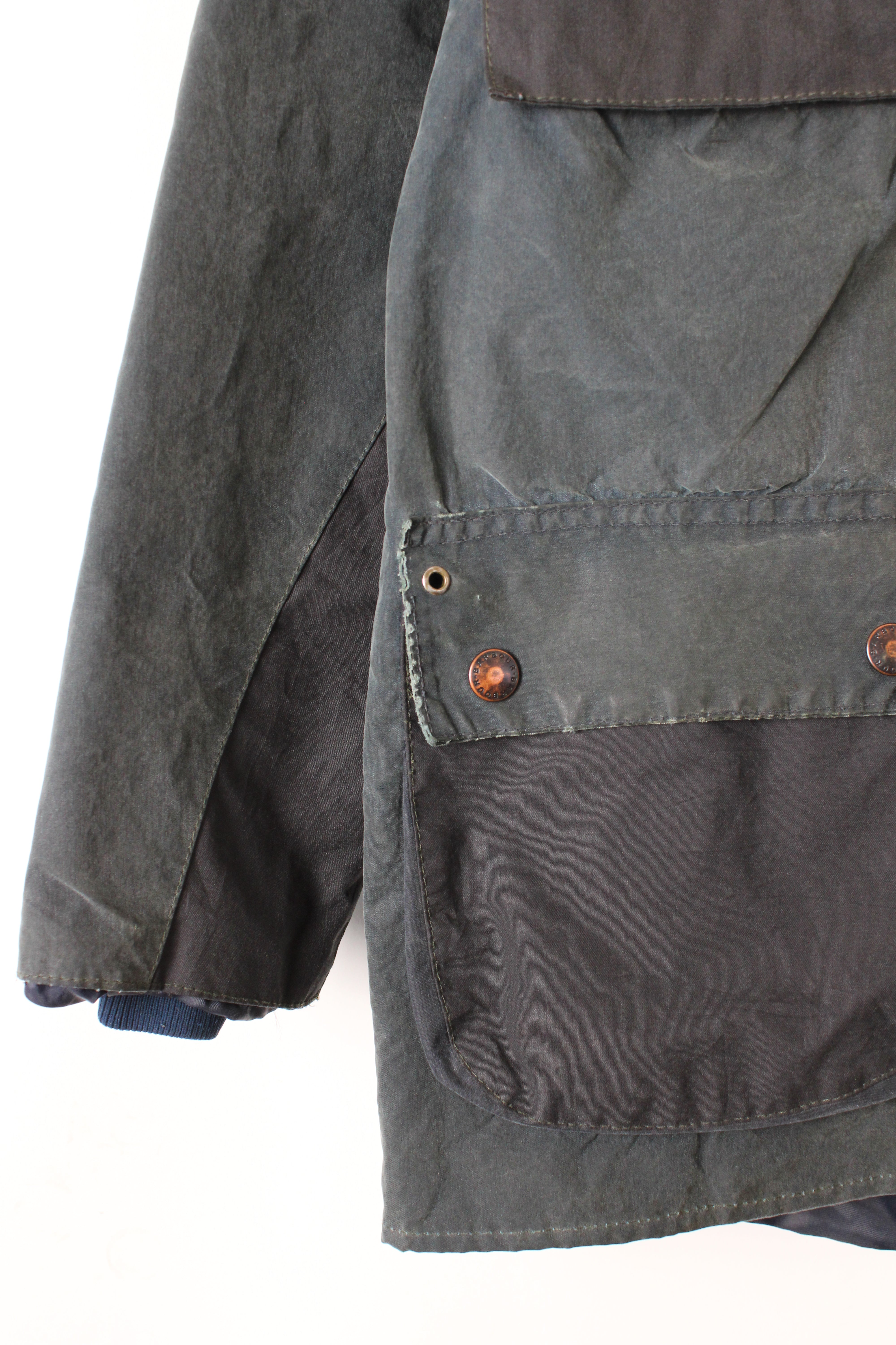 BARBOUR BEDALE 4 POCKETS WAXED JACKET BLUE - XS/S – HOLYGARMS