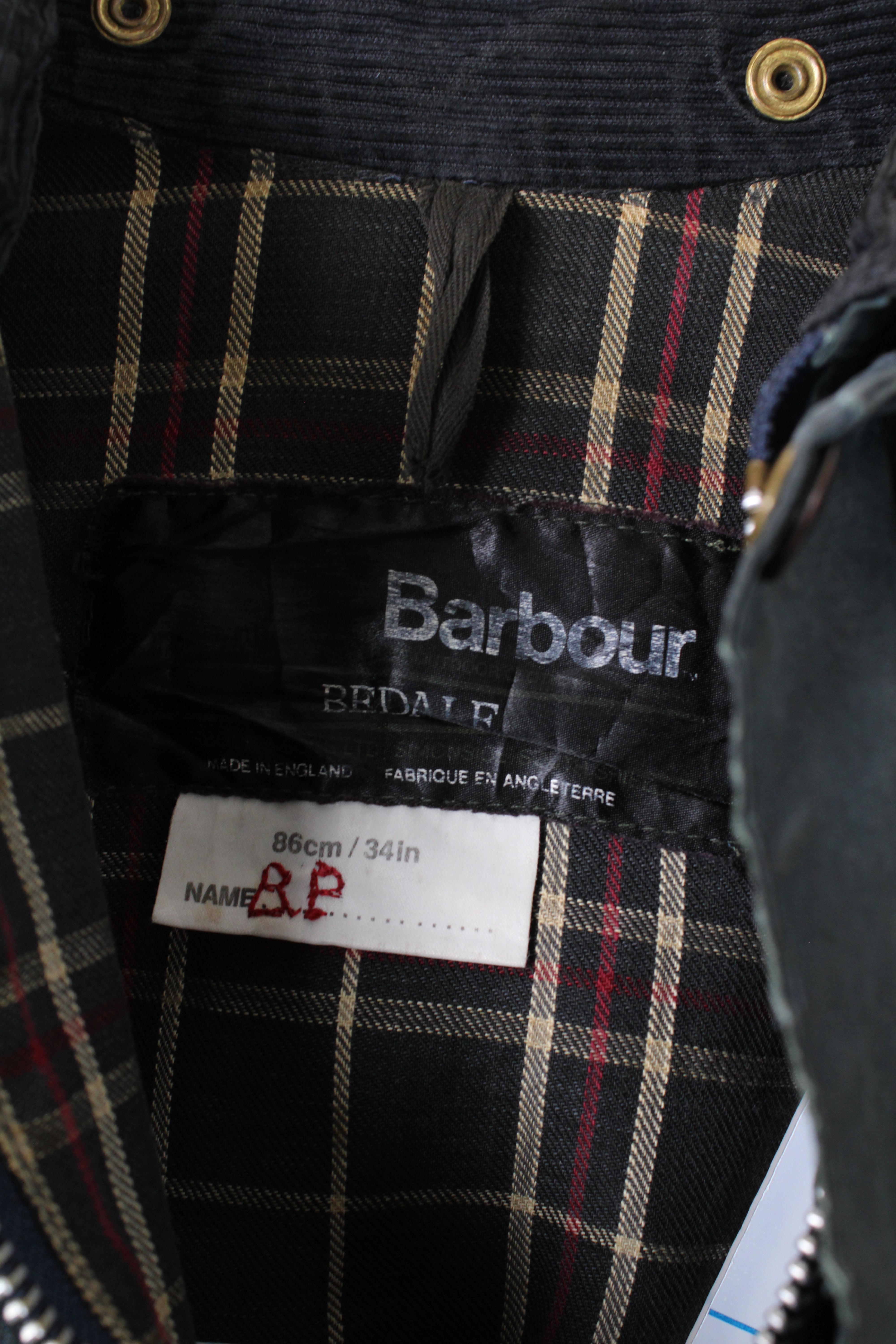 BARBOUR BEDALE 4 POCKETS WAXED JACKET BLUE - XS/S – HOLYGARMS