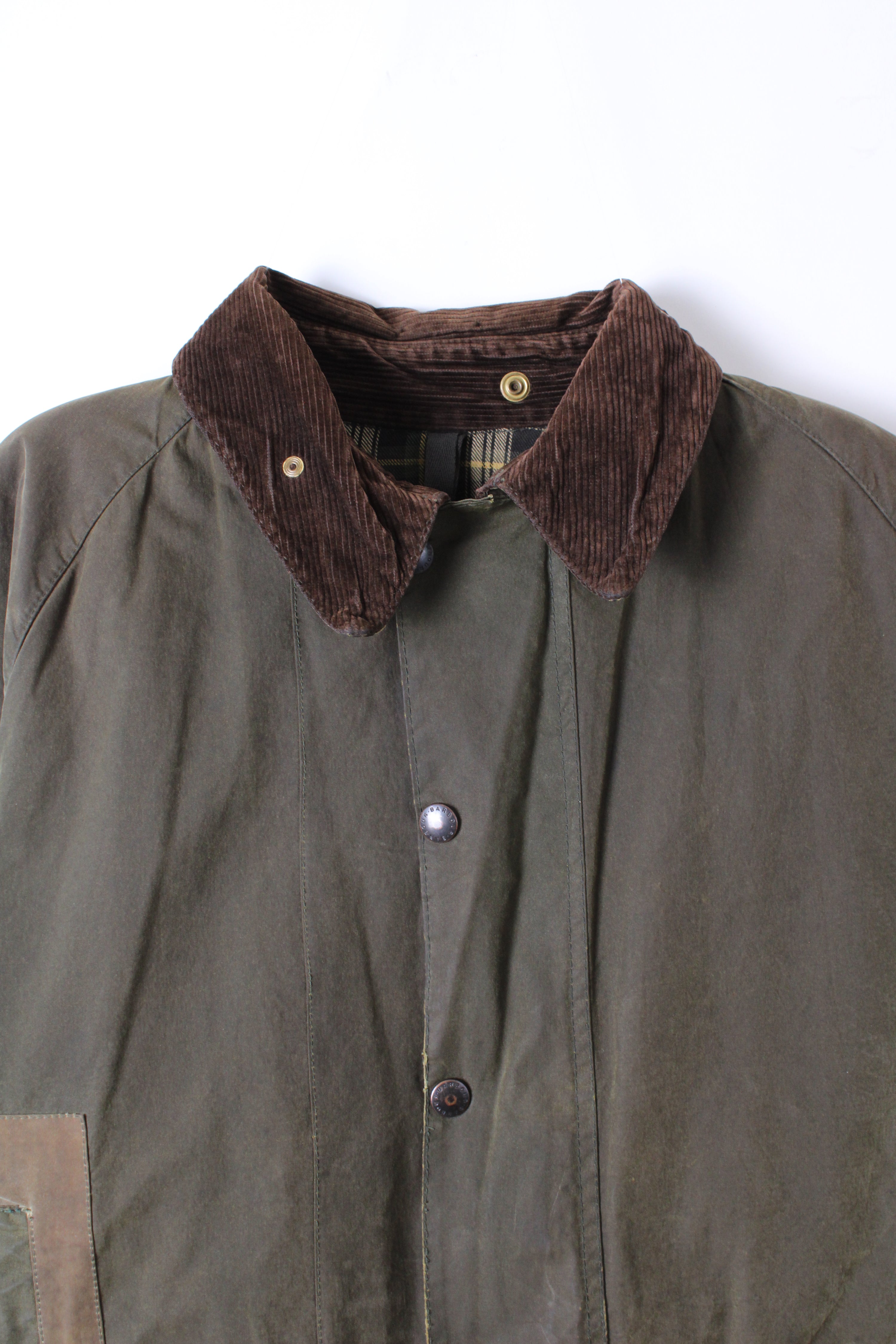 BARBOUR BEAUFORT WAXED JACKET GREEN - L/XL