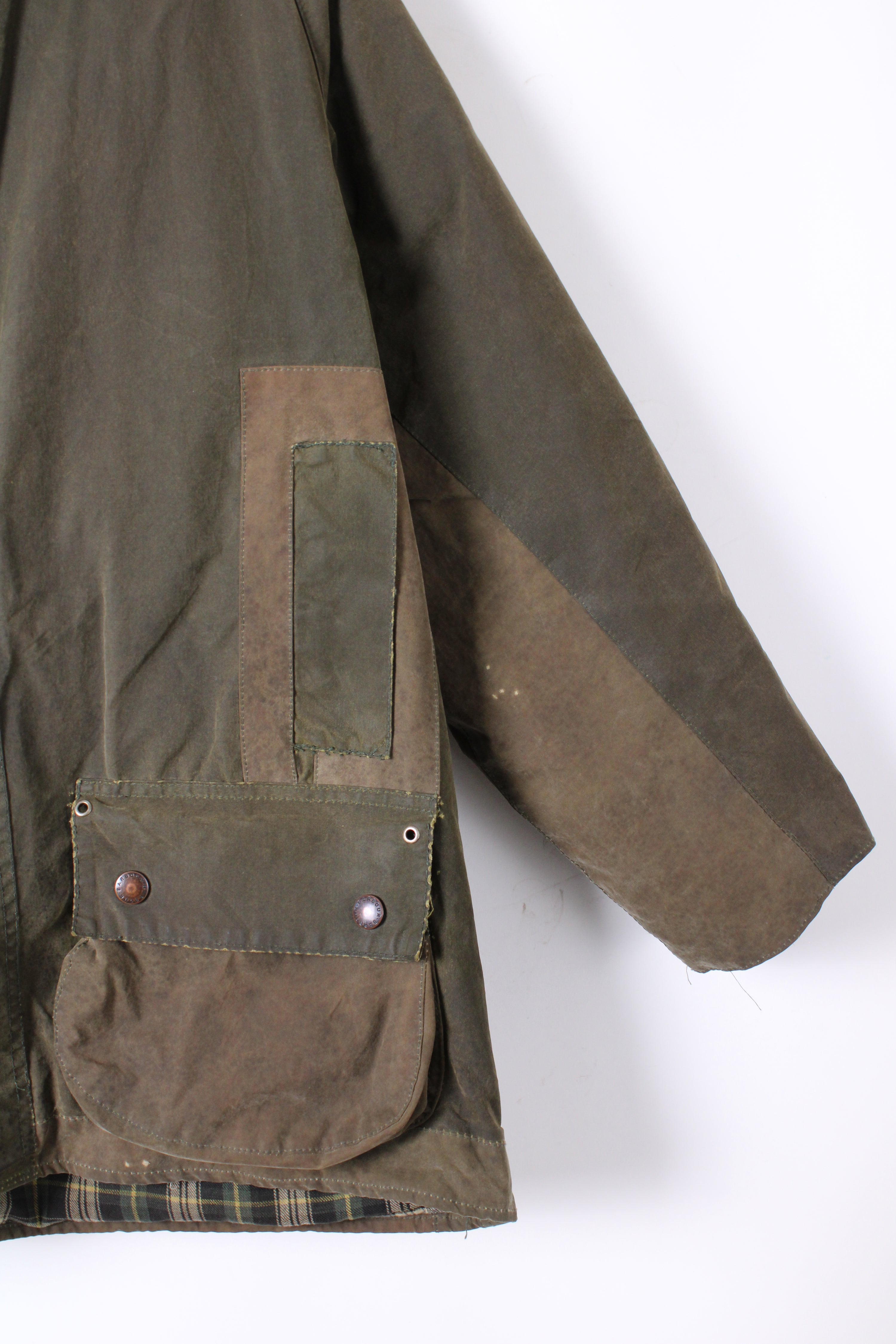 BARBOUR BEAUFORT WAXED JACKET GREEN - L/XL