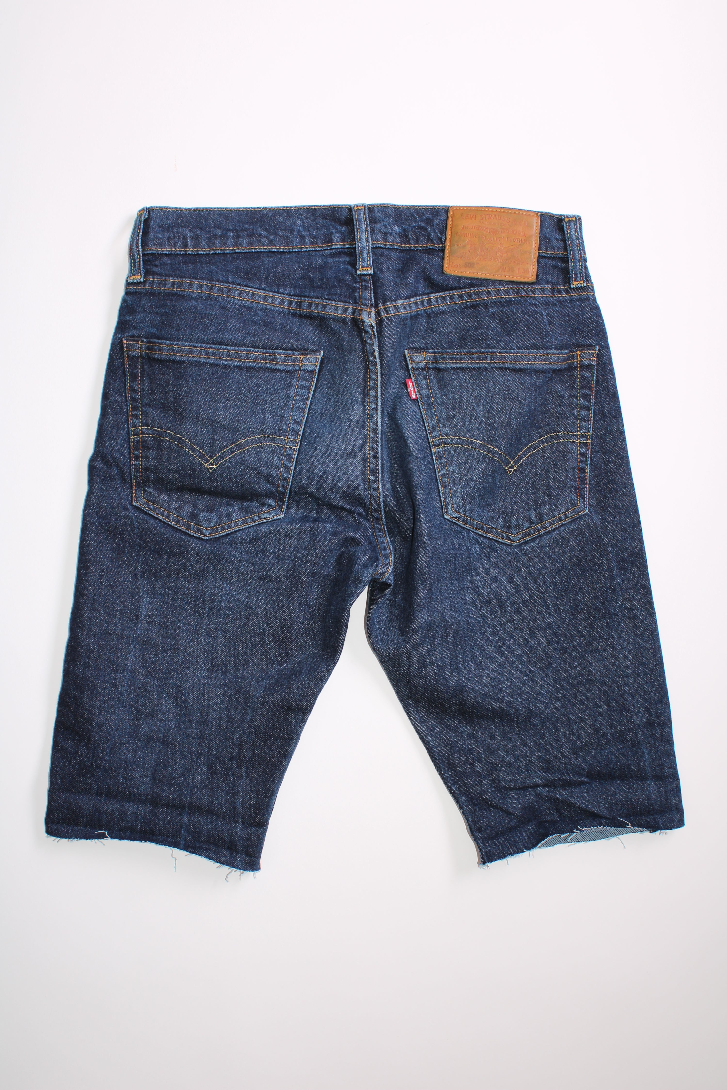 LEVIS 502 JEANS SHORTS DARK WASH - W30