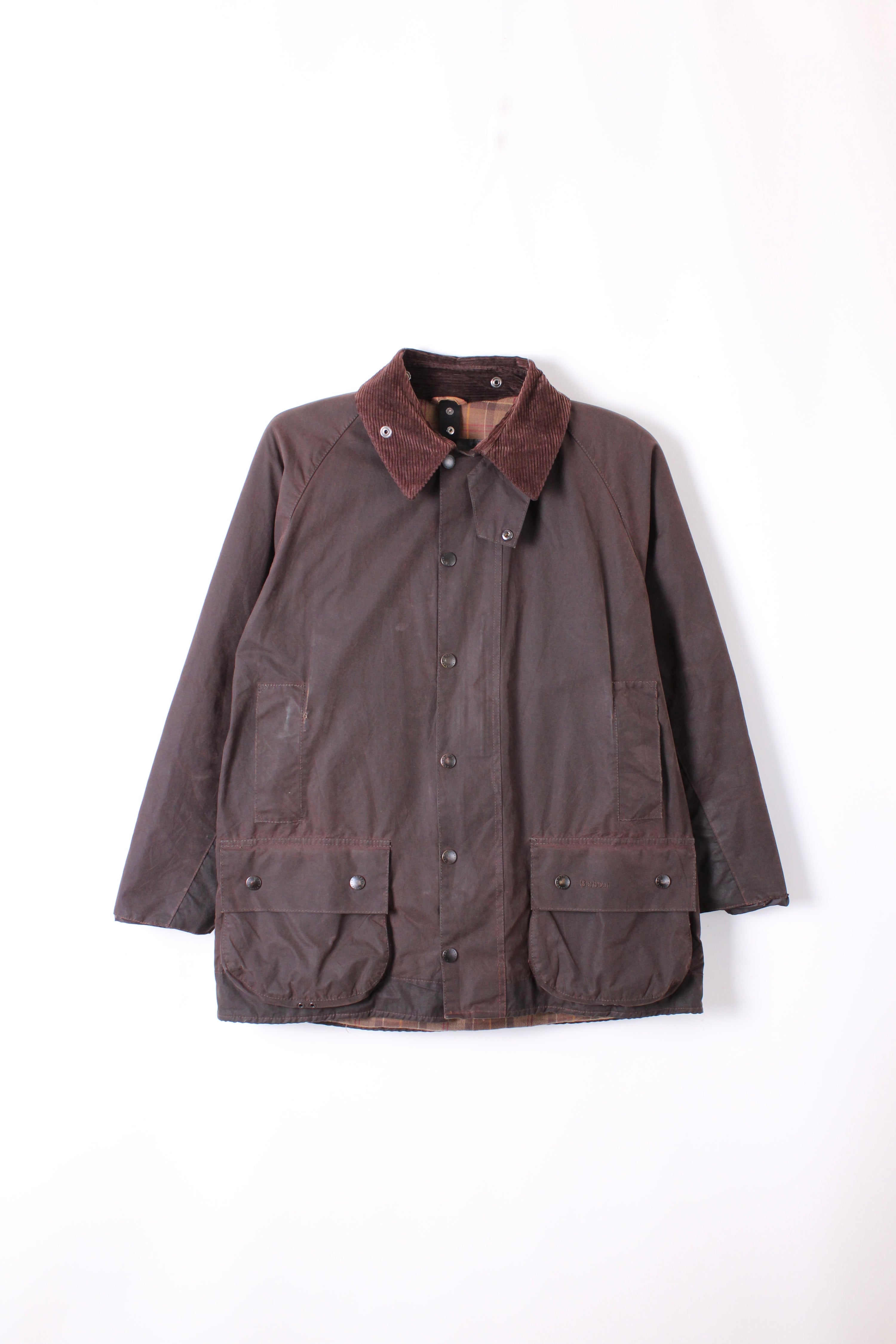 BARBOUR BEAUFORT WAXED JACKET RUSTIC BROWN - M/L