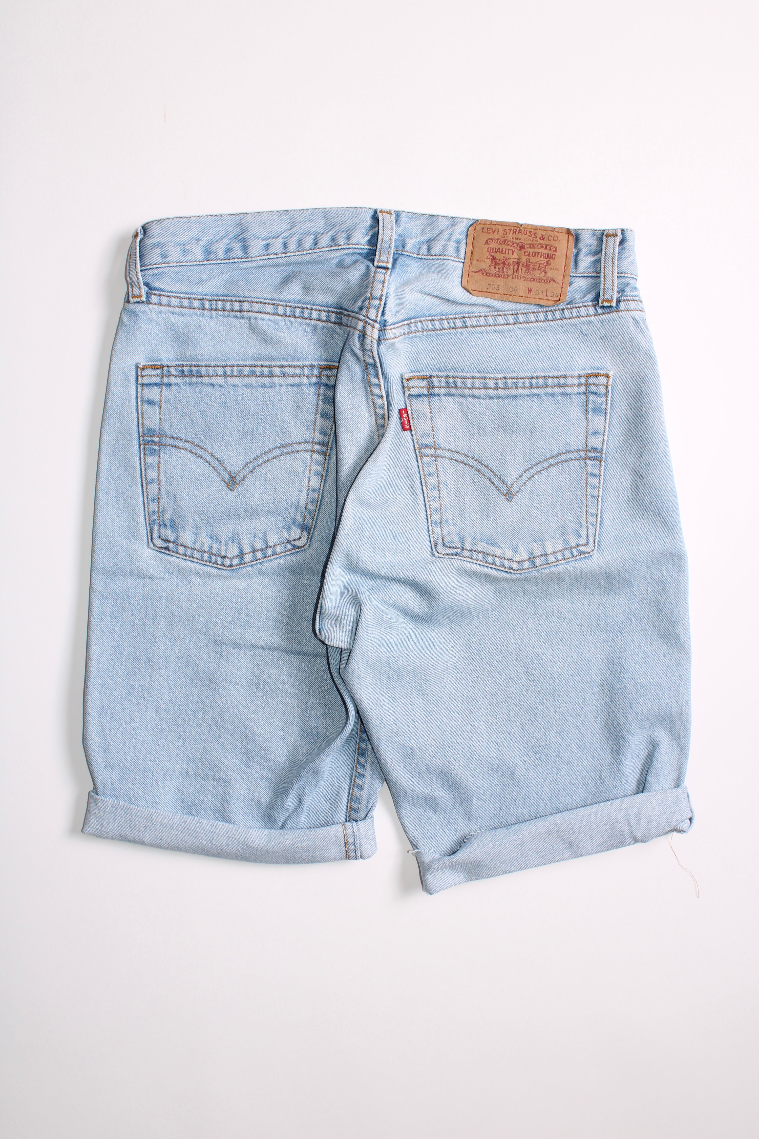 LEVIS 505 JEANS SHORTS LIGHT WASH - W31