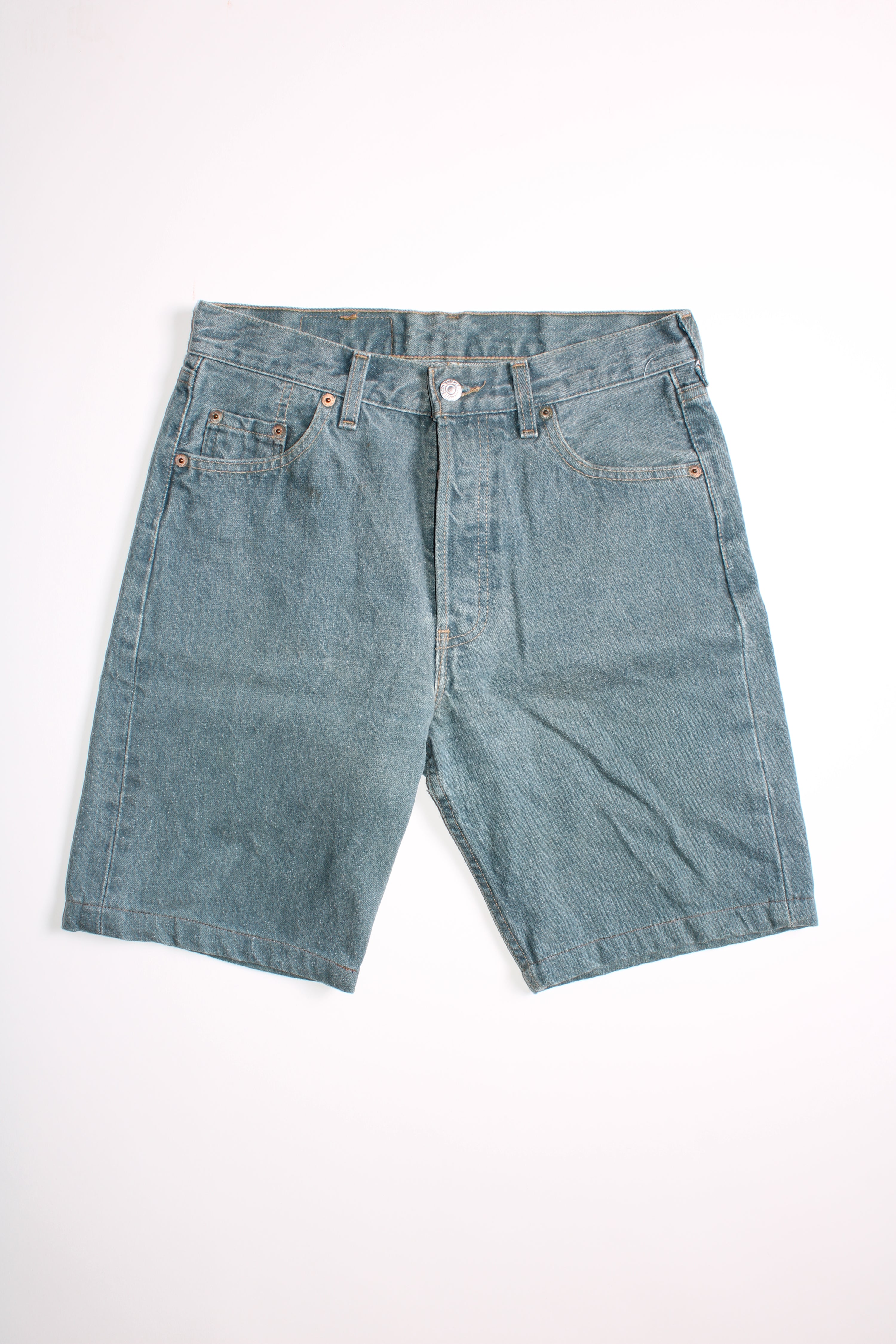 LEVIS 501 JEANS SHORTS WASH BLUE - W29