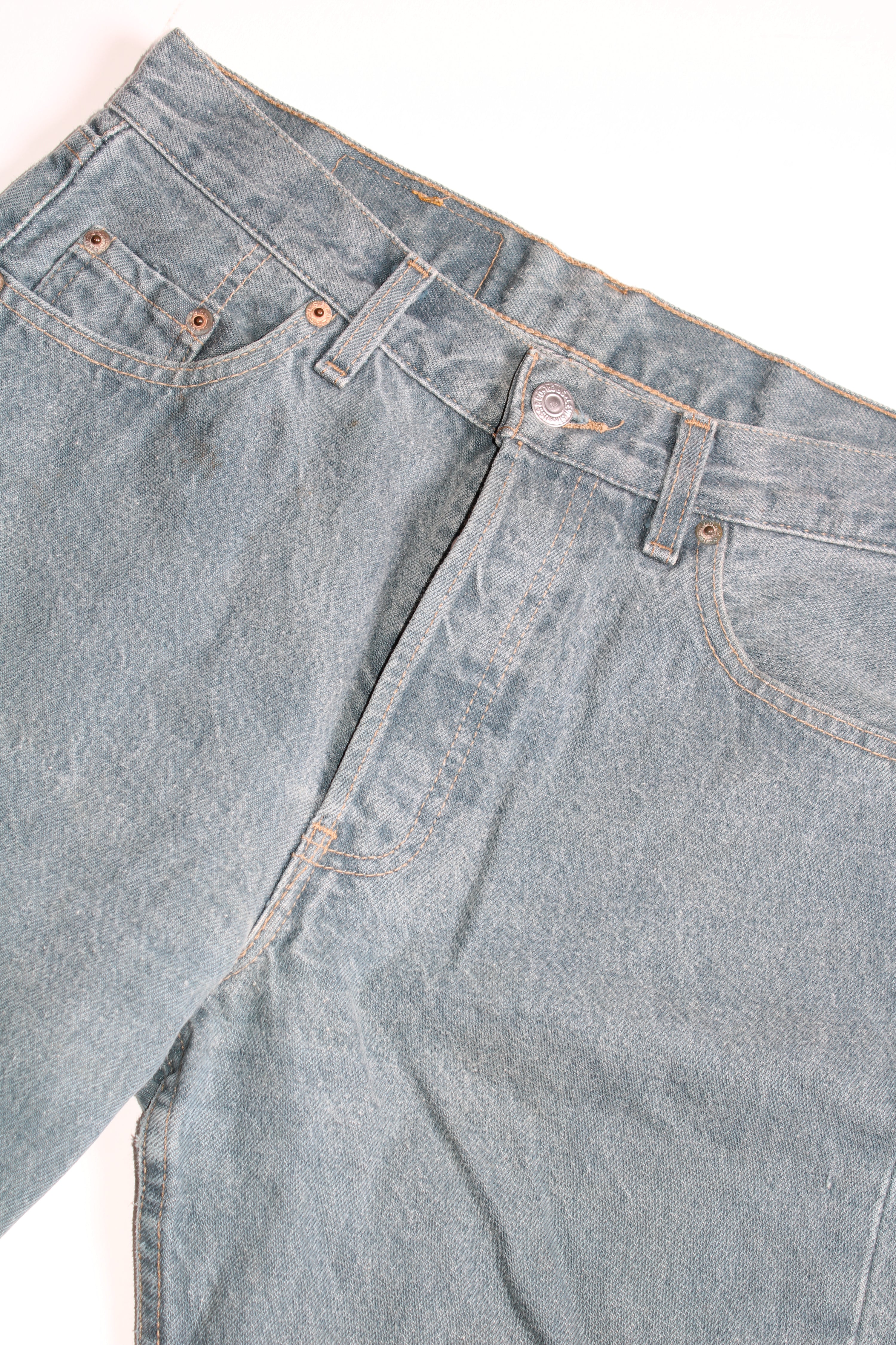 LEVIS 501 JEANS SHORTS WASH BLUE - W29