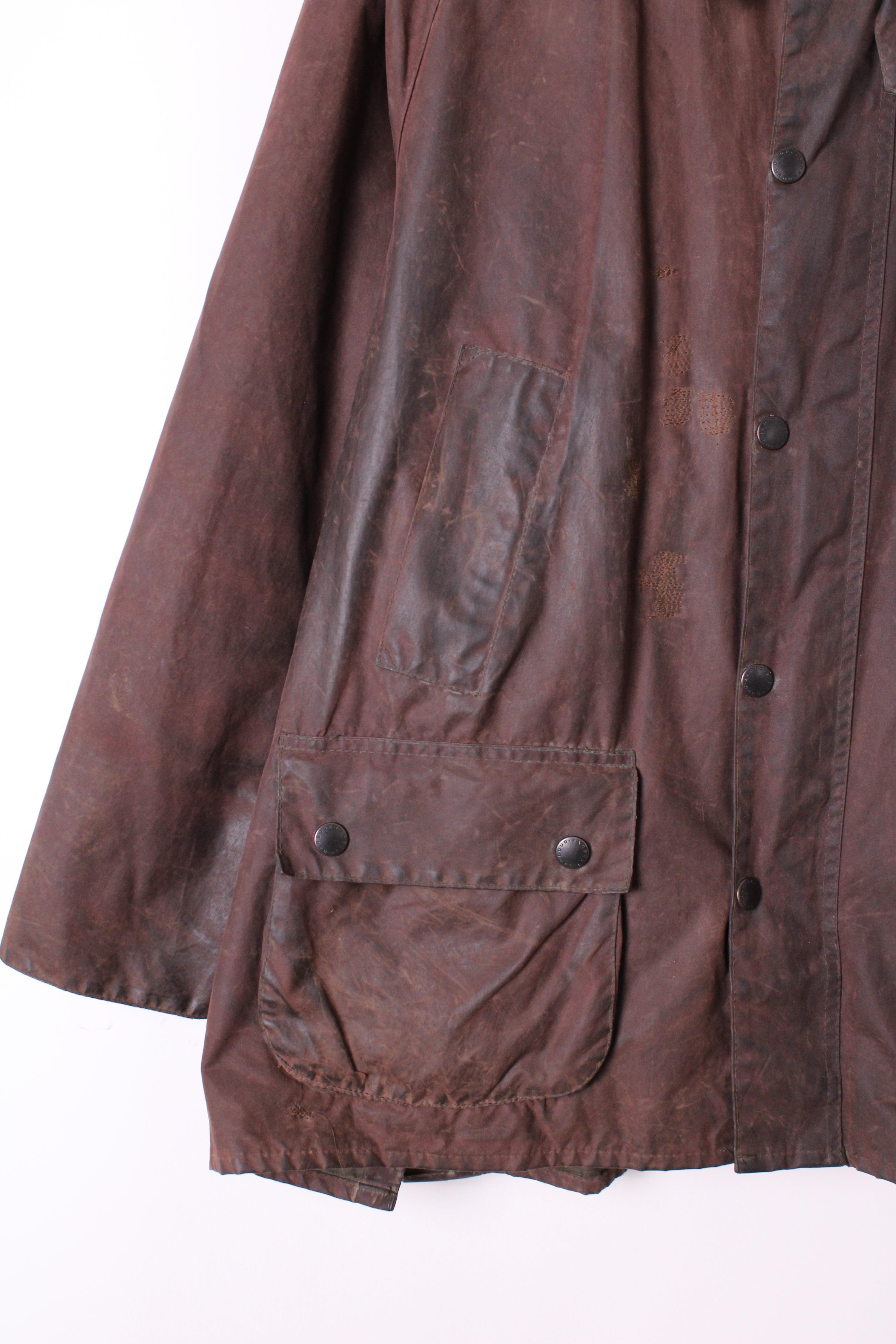 BARBOUR BEDALE WAXED JACKET RUSTIC BROWN - L/XL