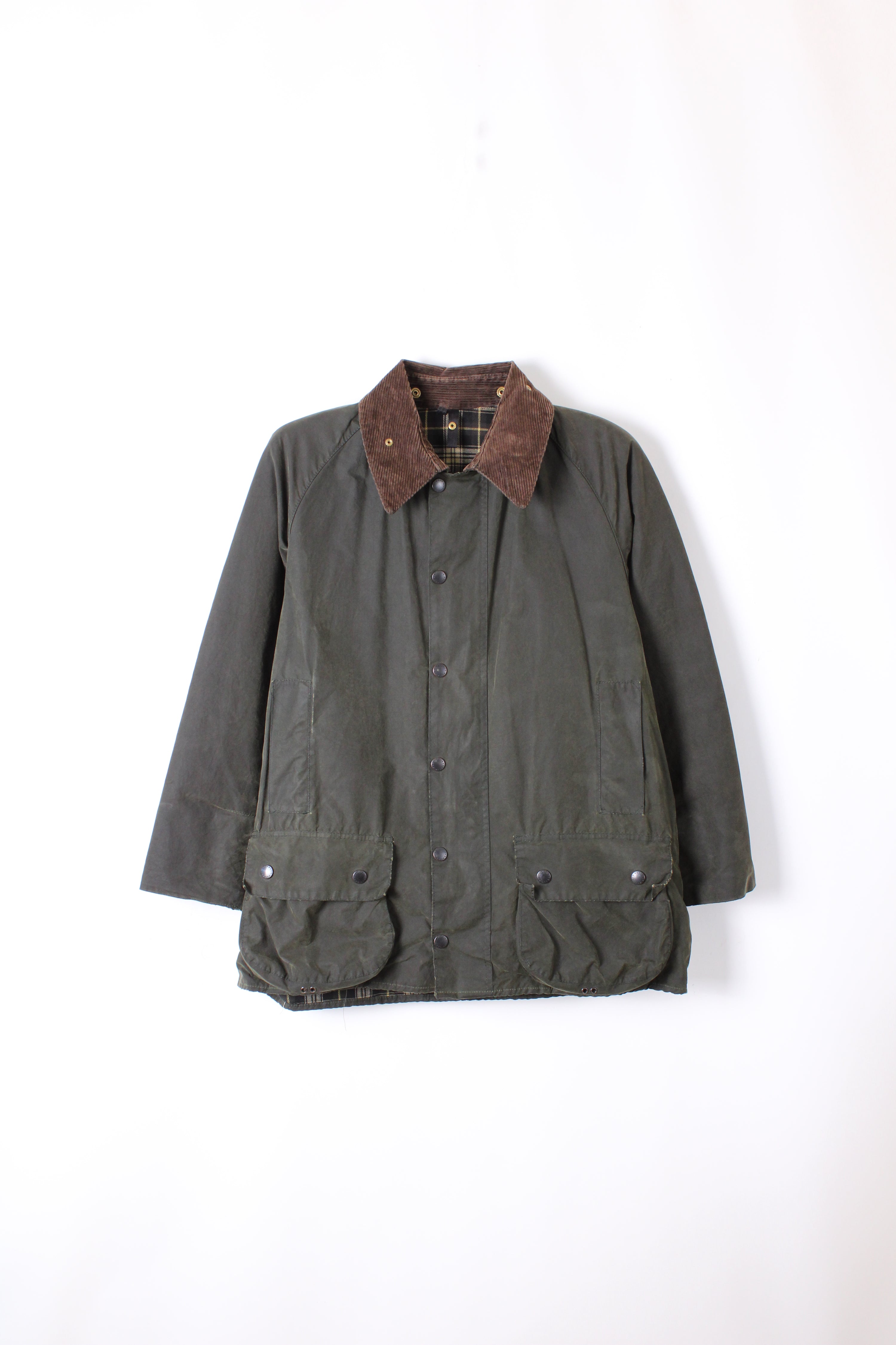 BARBOUR BEAUFORT WAXED JACKET GREEN - M/L