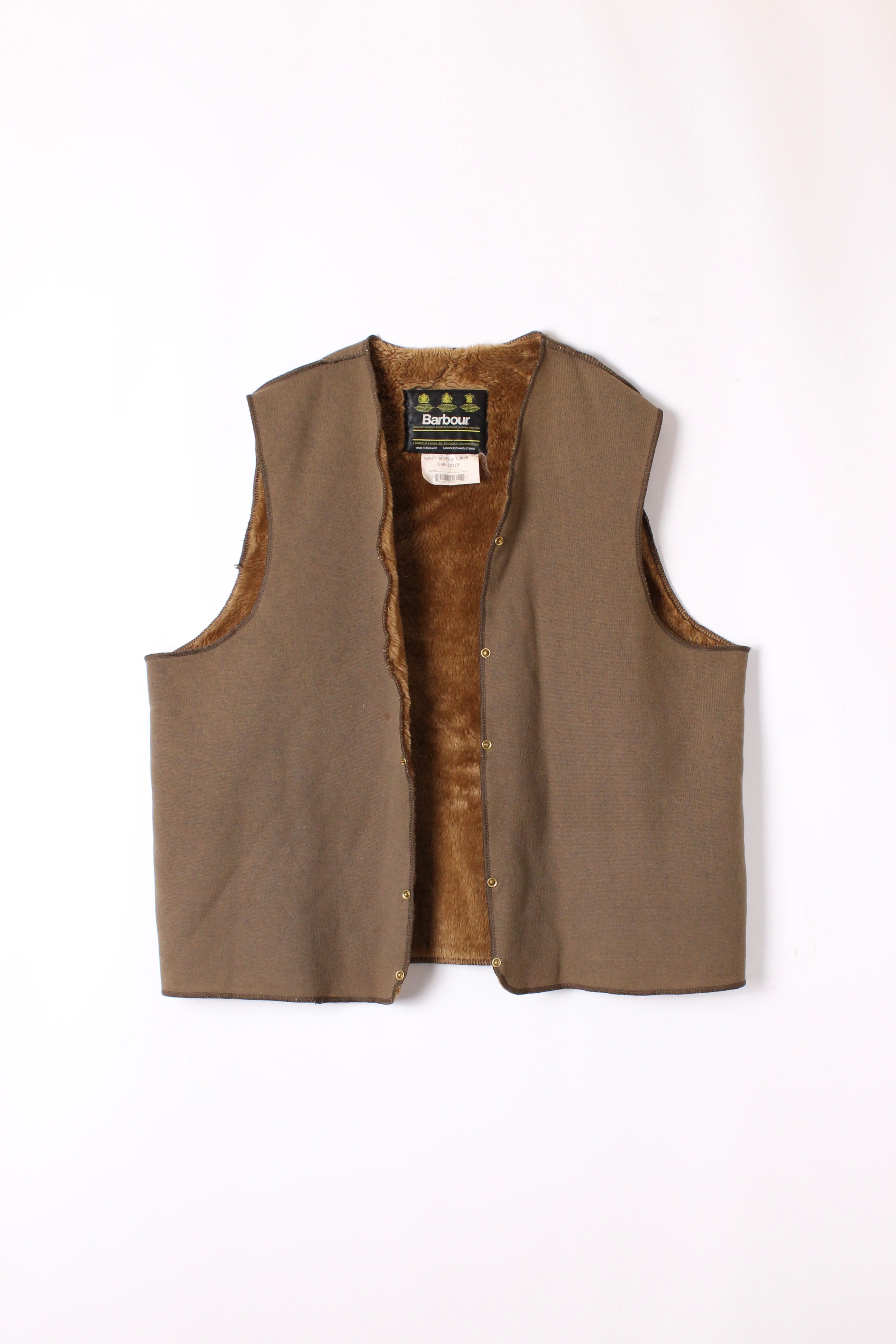 BARBOUR BUTTON-IN FLEECE LINING A297 - L/XL