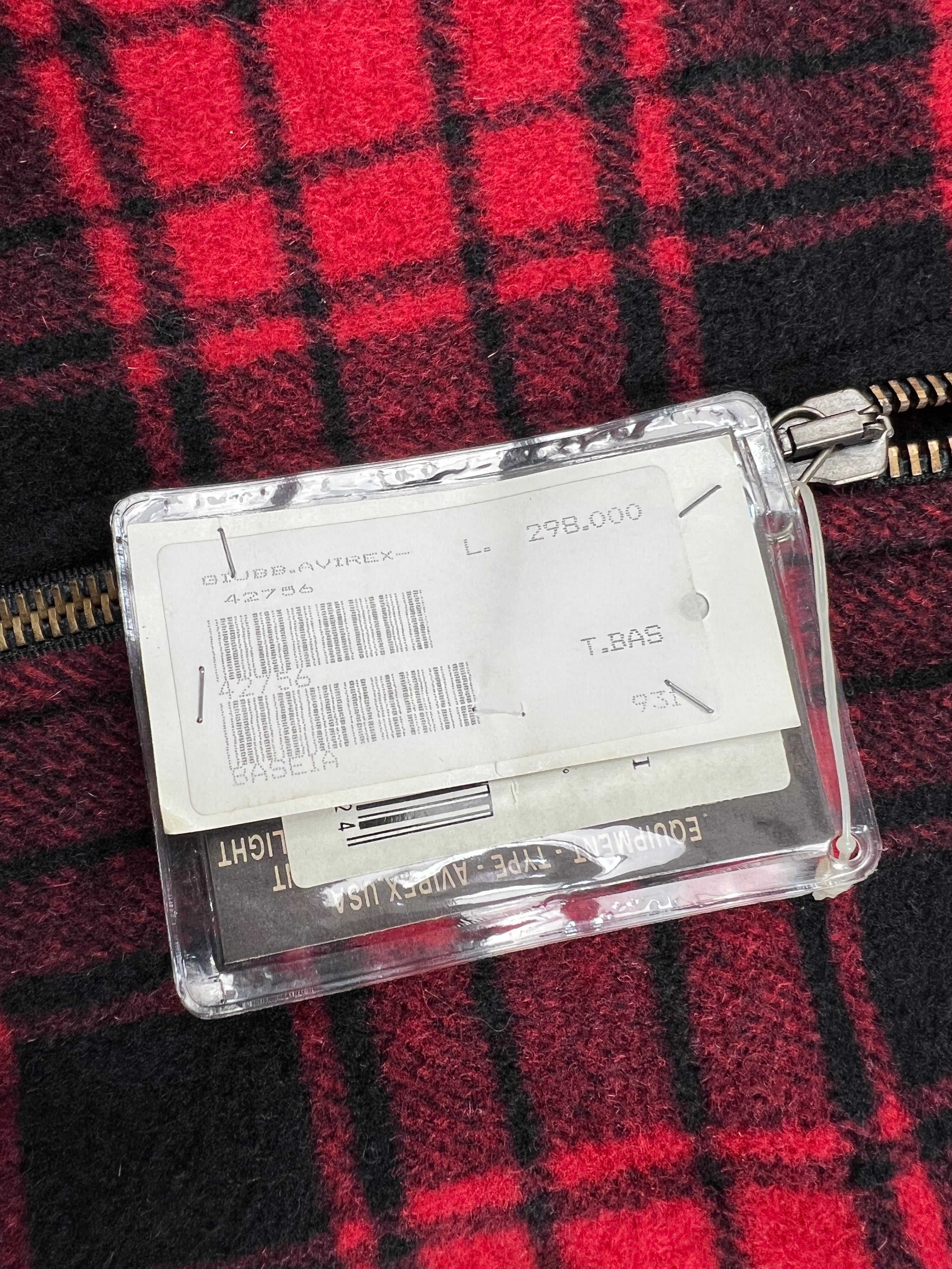 AVIREX BUFFALO TARTAN PLAID LUMBERJACK JACKET - L