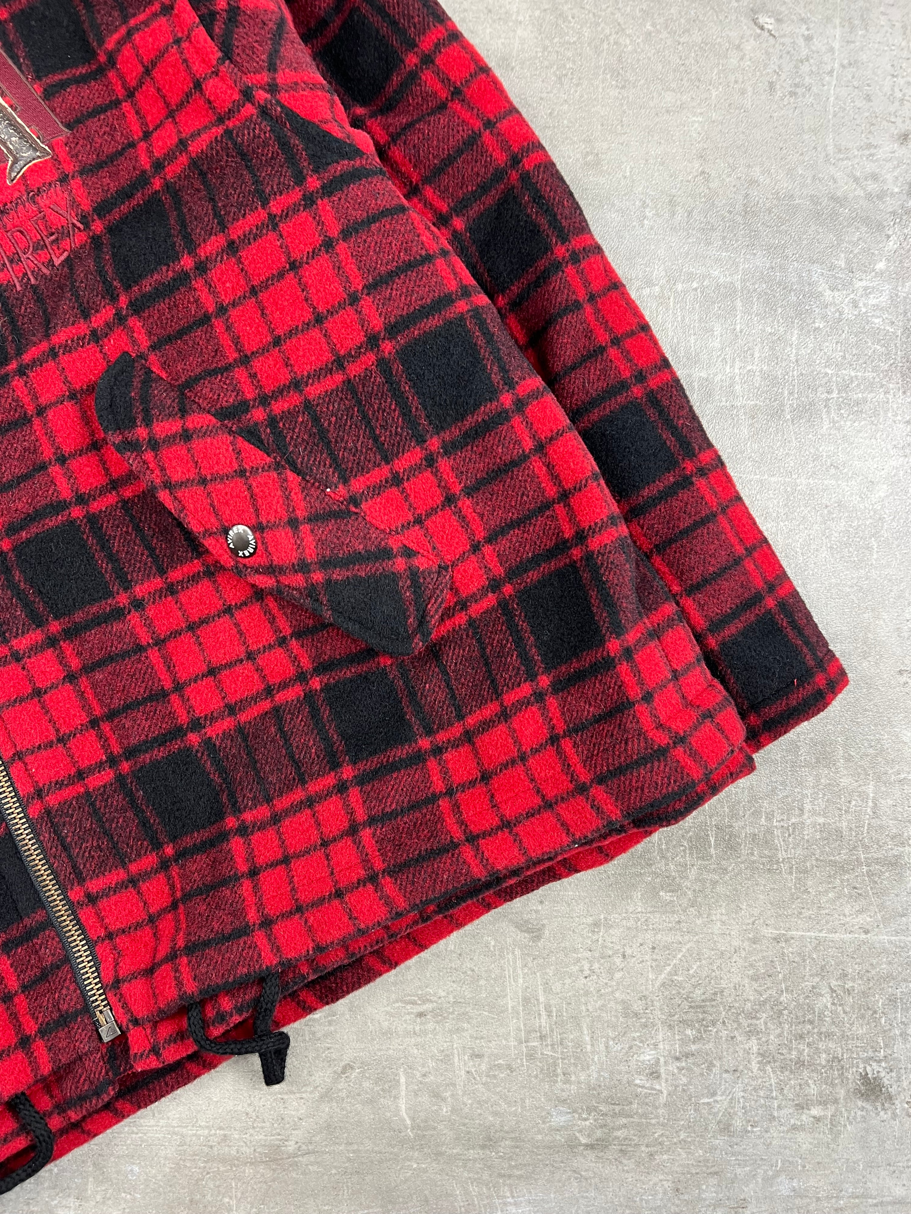 AVIREX BUFFALO TARTAN PLAID LUMBERJACK JACKET - L
