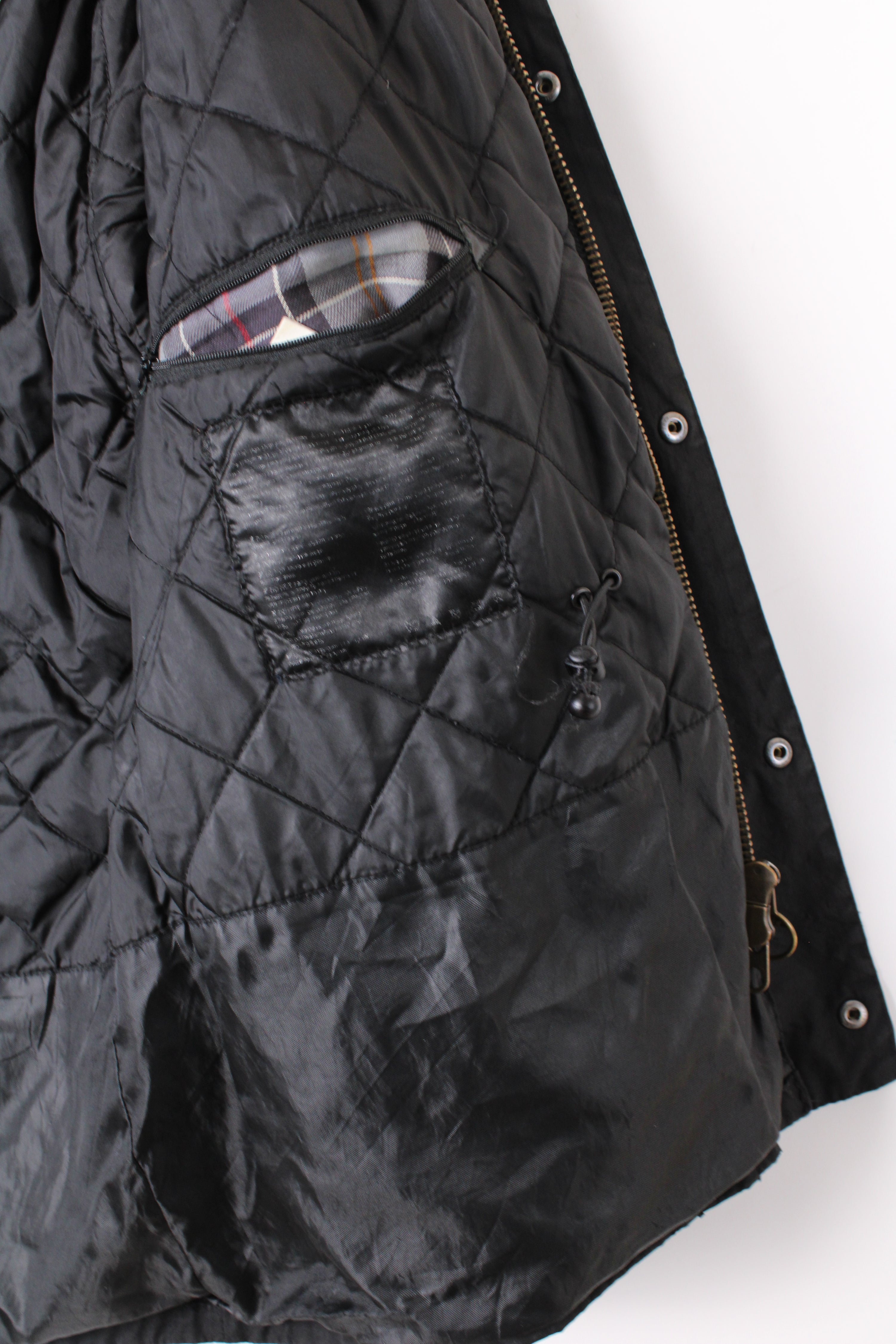 BARBOUR SAPPER WAXED JACKET BLACK - L