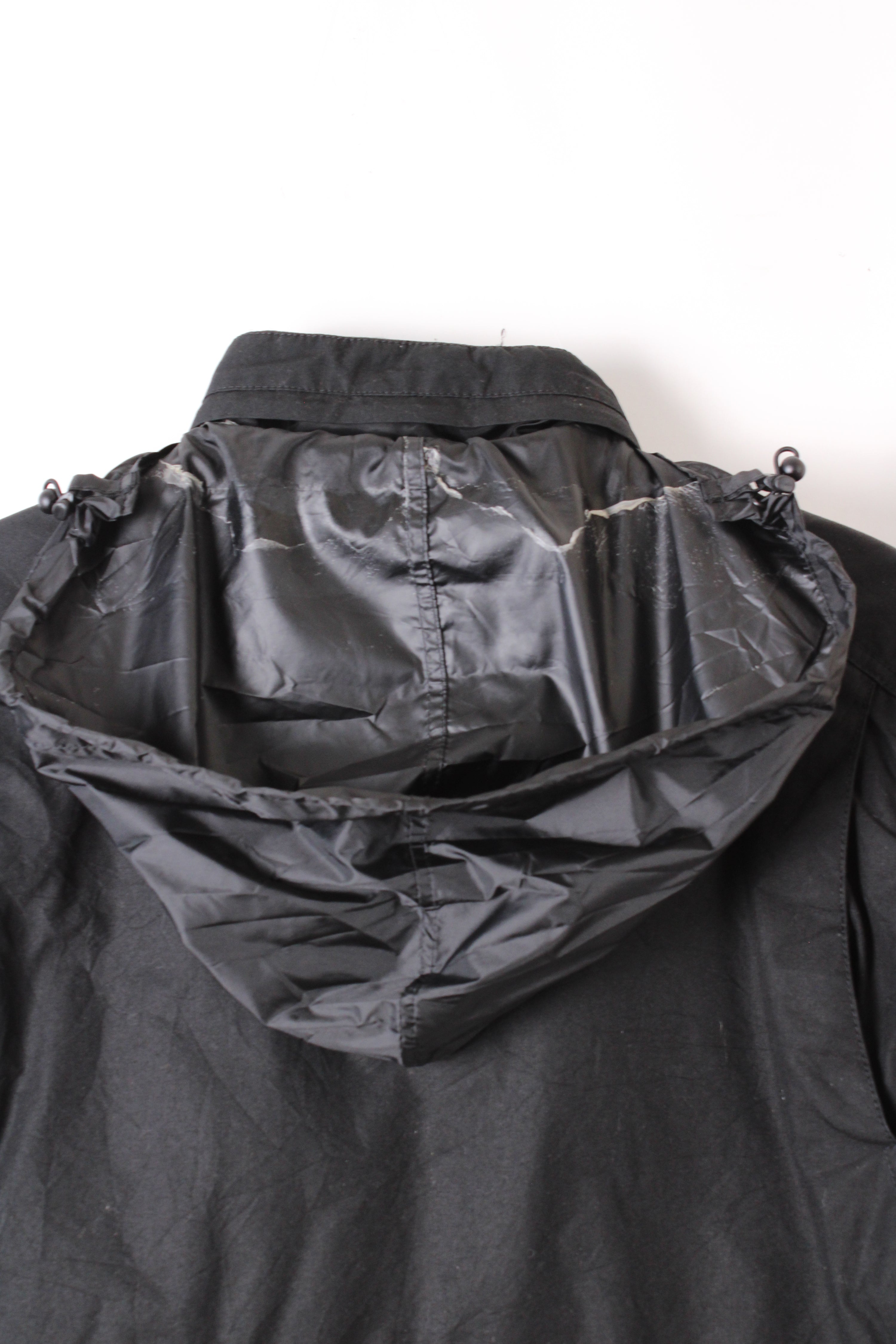 BARBOUR SAPPER WAXED JACKET BLACK - M