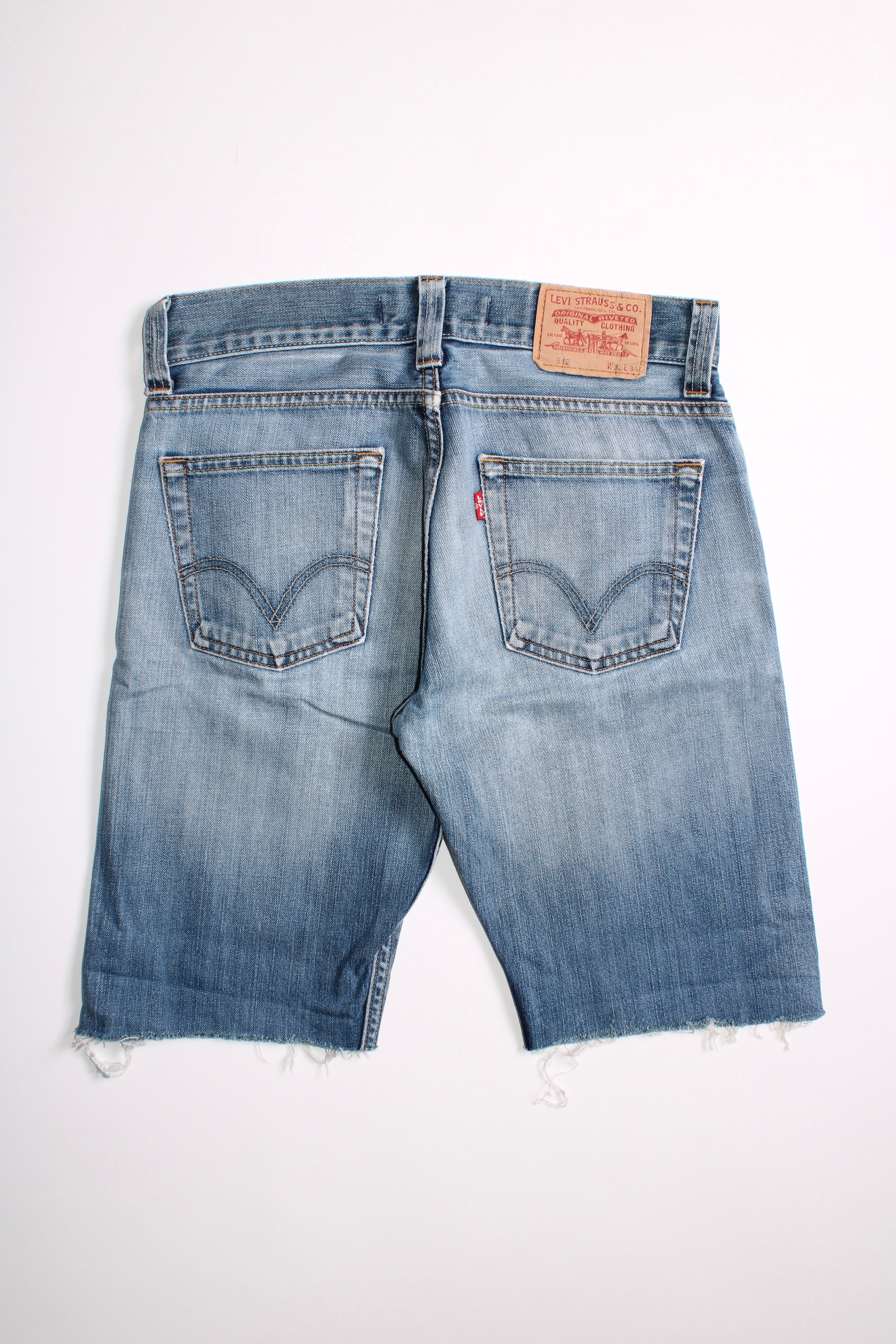 LEVIS 512 JEANS SHORTS LIGHT WASH - W32