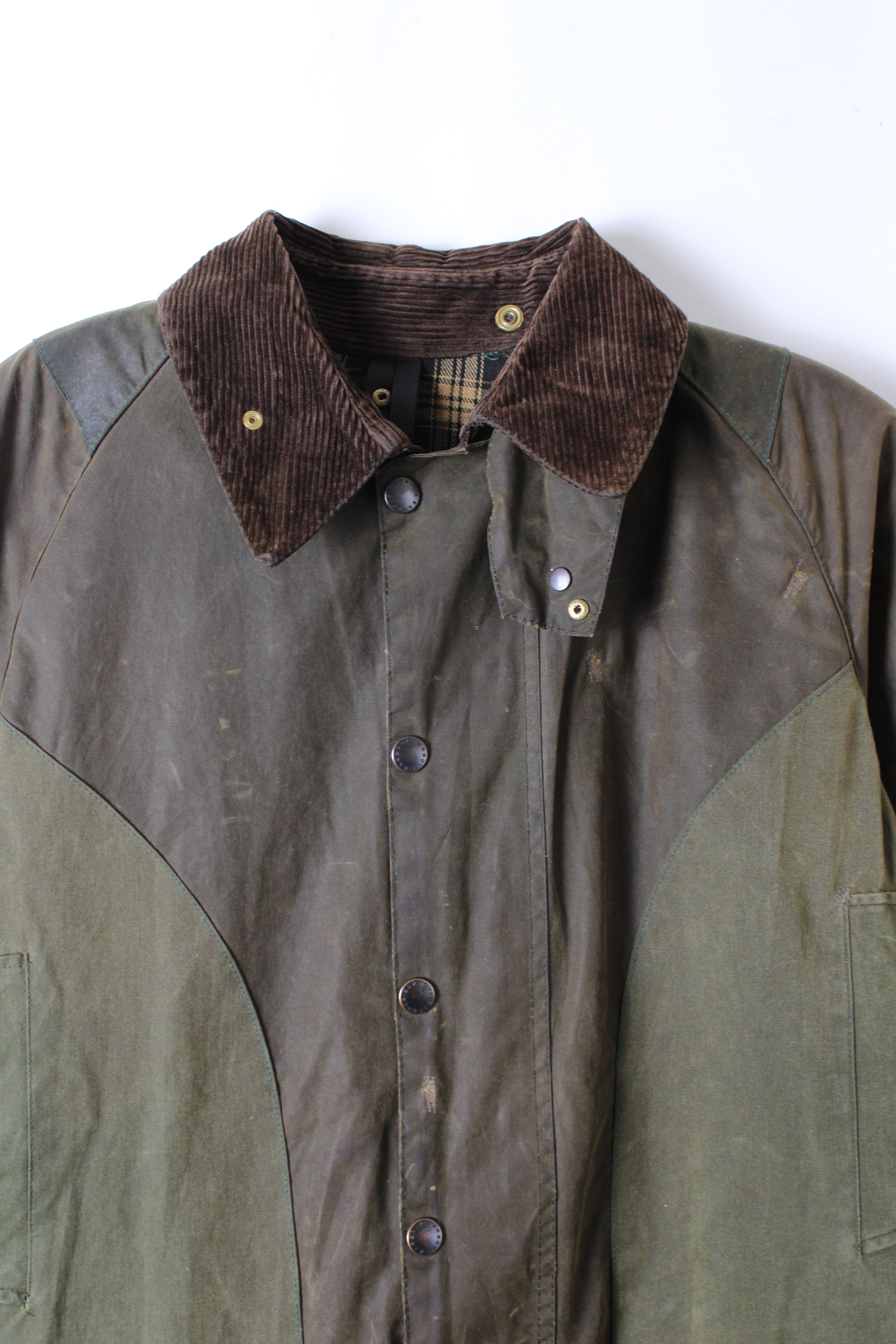 BARBOUR BEAUFORT WAXED JACKET GREEN - M/L