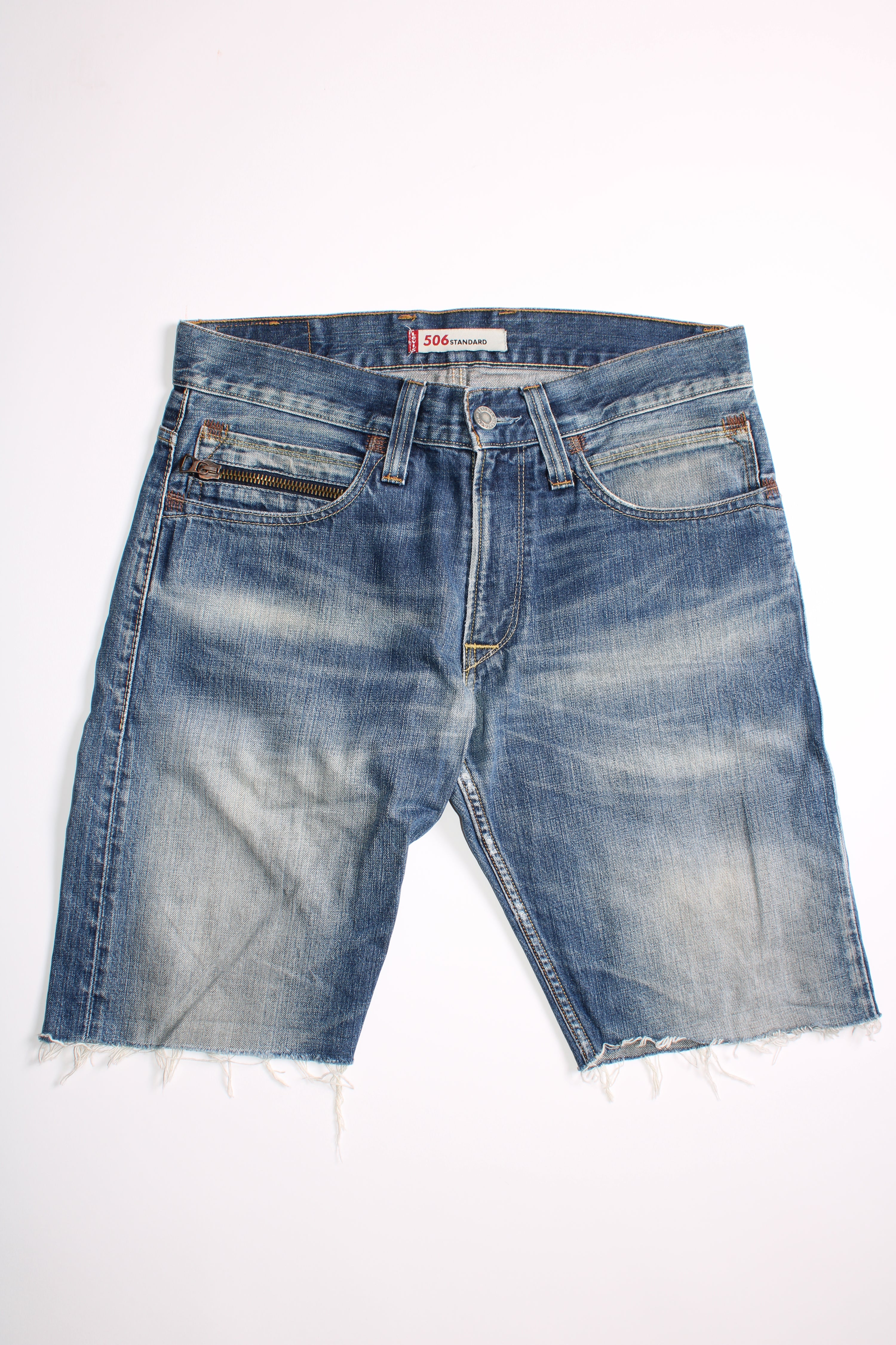 LEVIS 506 JEANS SHORTS LIGHT BLUE WASH - W34