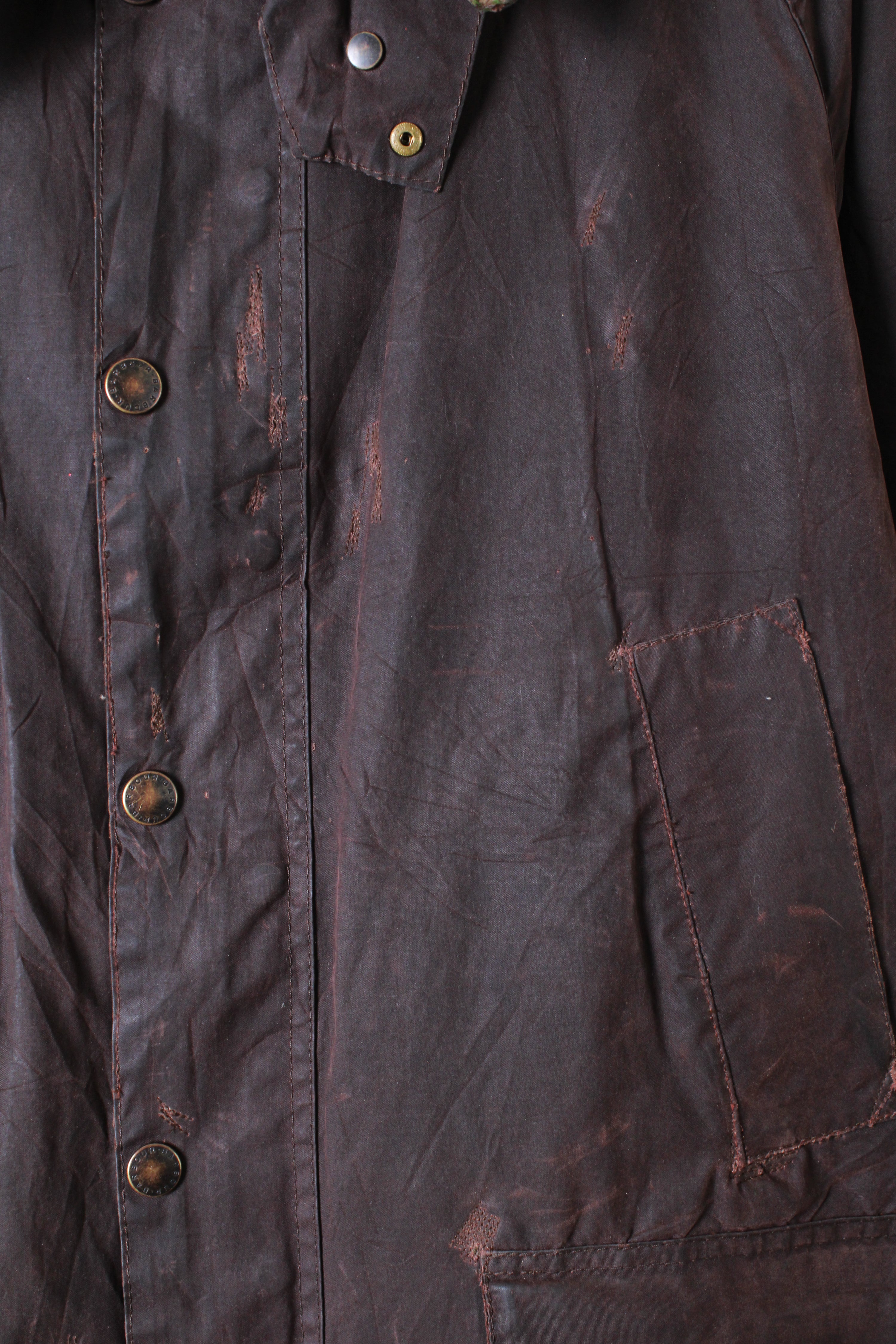 BARBOUR BEDALE WAXED JACKET RUSTIC BROWN - M/L