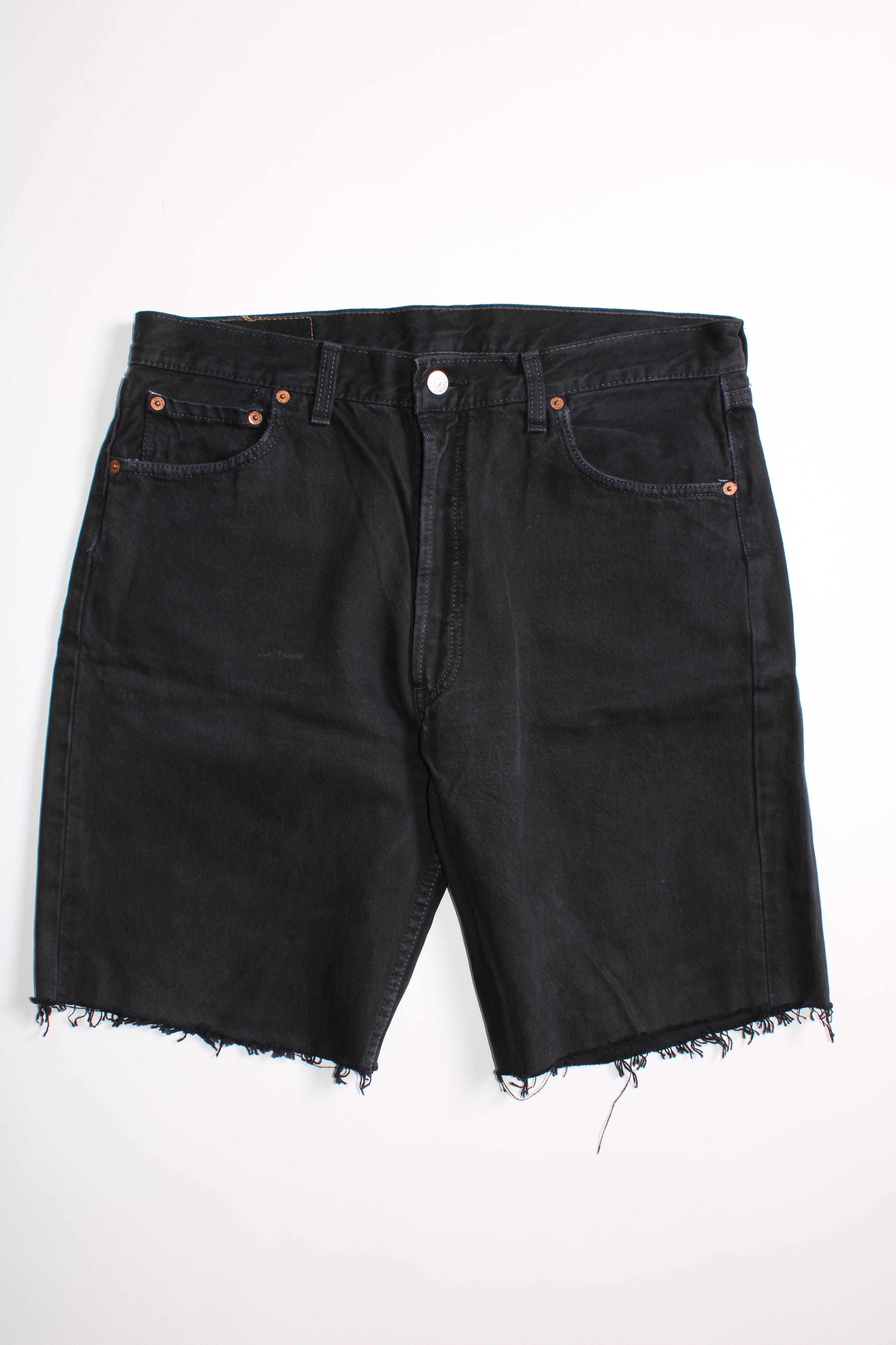 LEVIS 501 JEANS SHORTS BLACK - W36