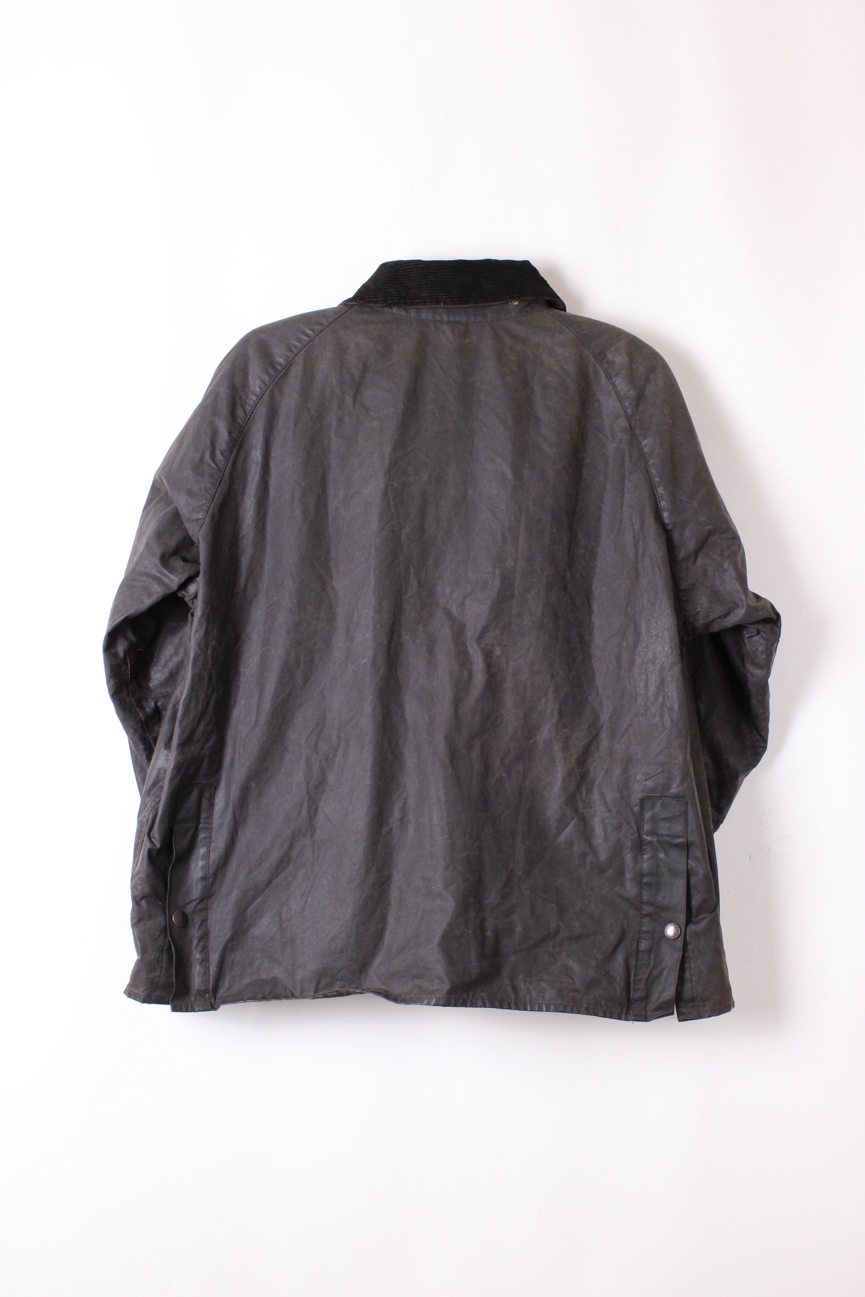 BARBOUR BEDALE WAXED JACKET BLACK - XL/XXL