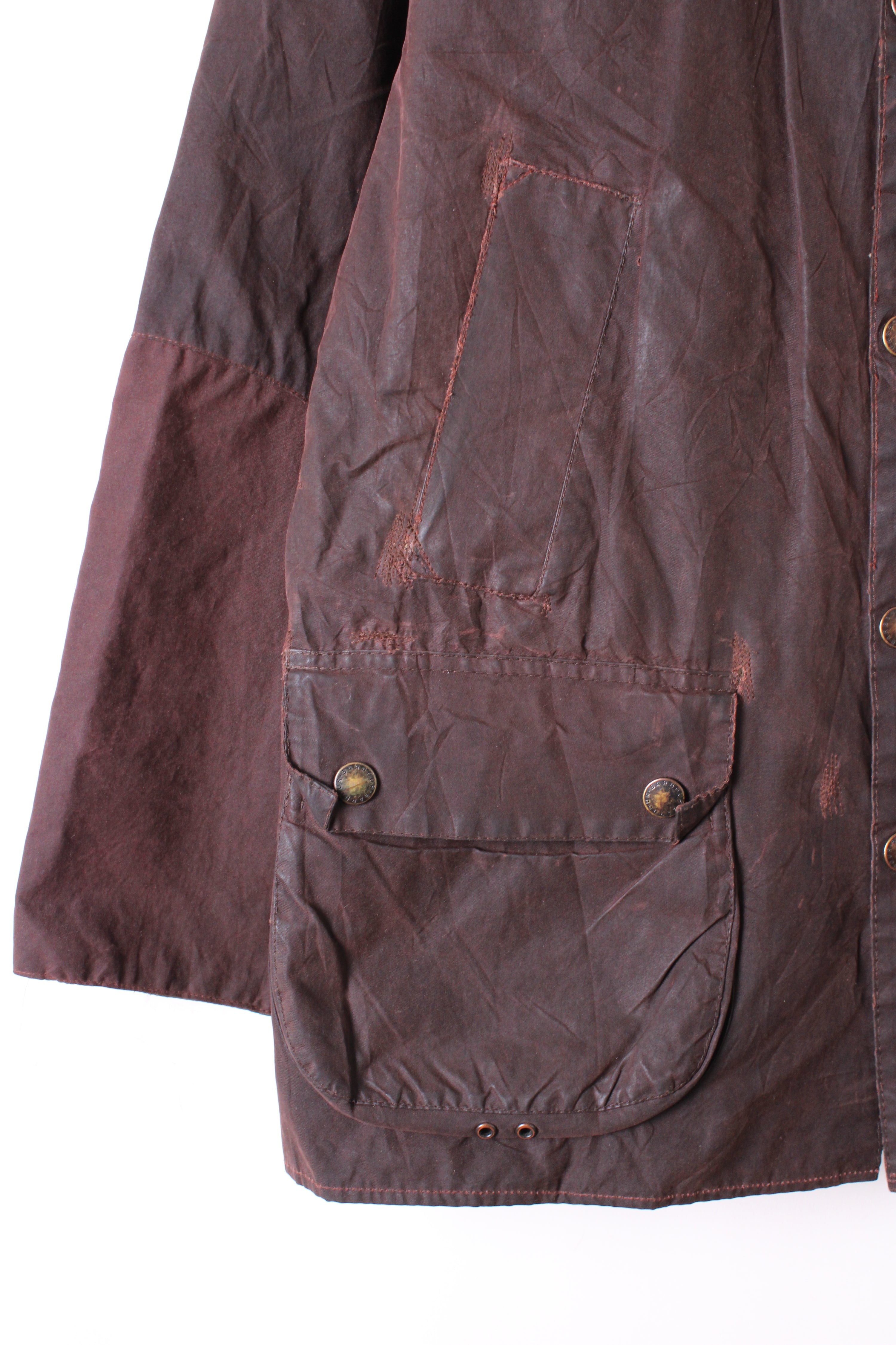 BARBOUR BEDALE WAXED JACKET RUSTIC BROWN - M/L