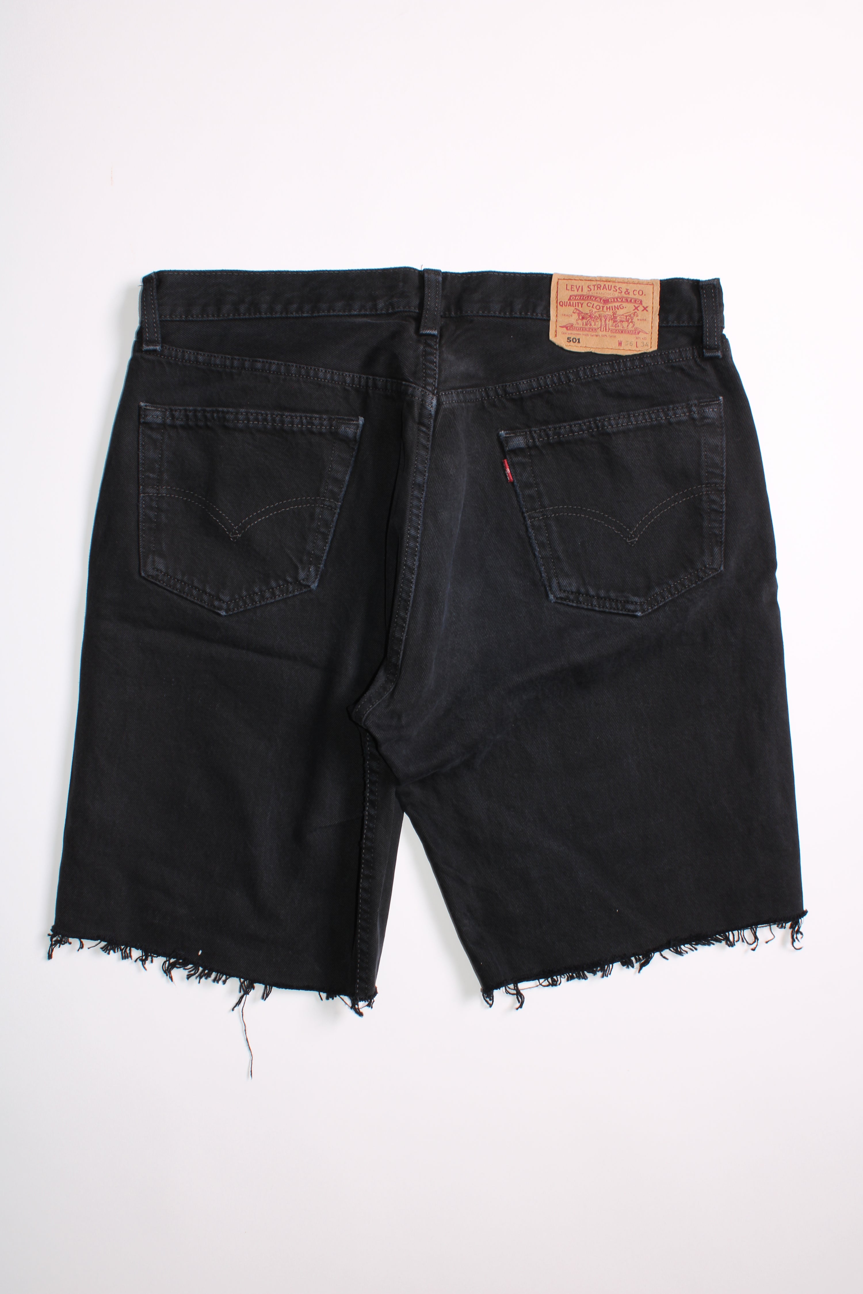 LEVIS 501 JEANS SHORTS BLACK - W36