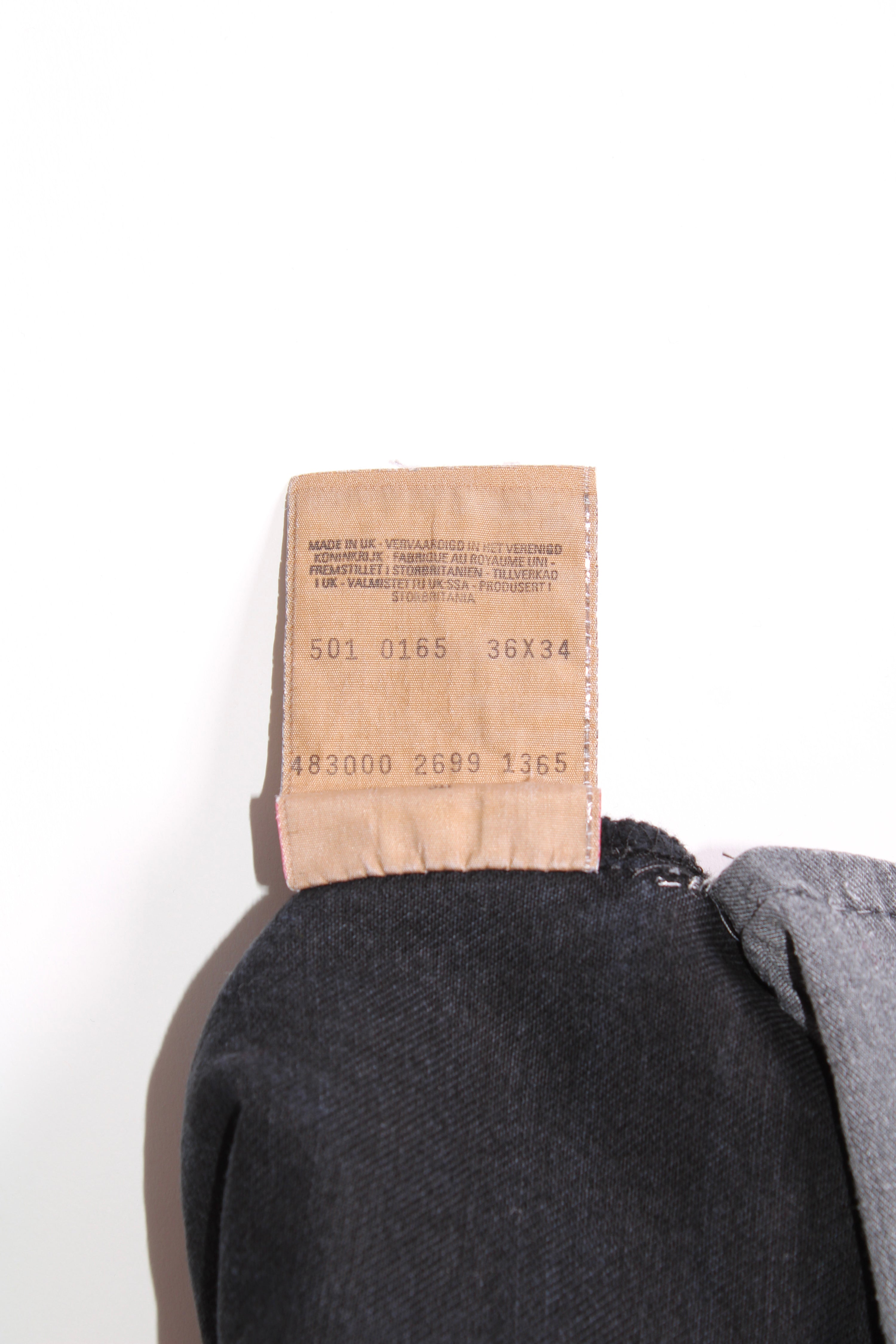LEVIS 501 JEANS SHORTS BLACK - W36