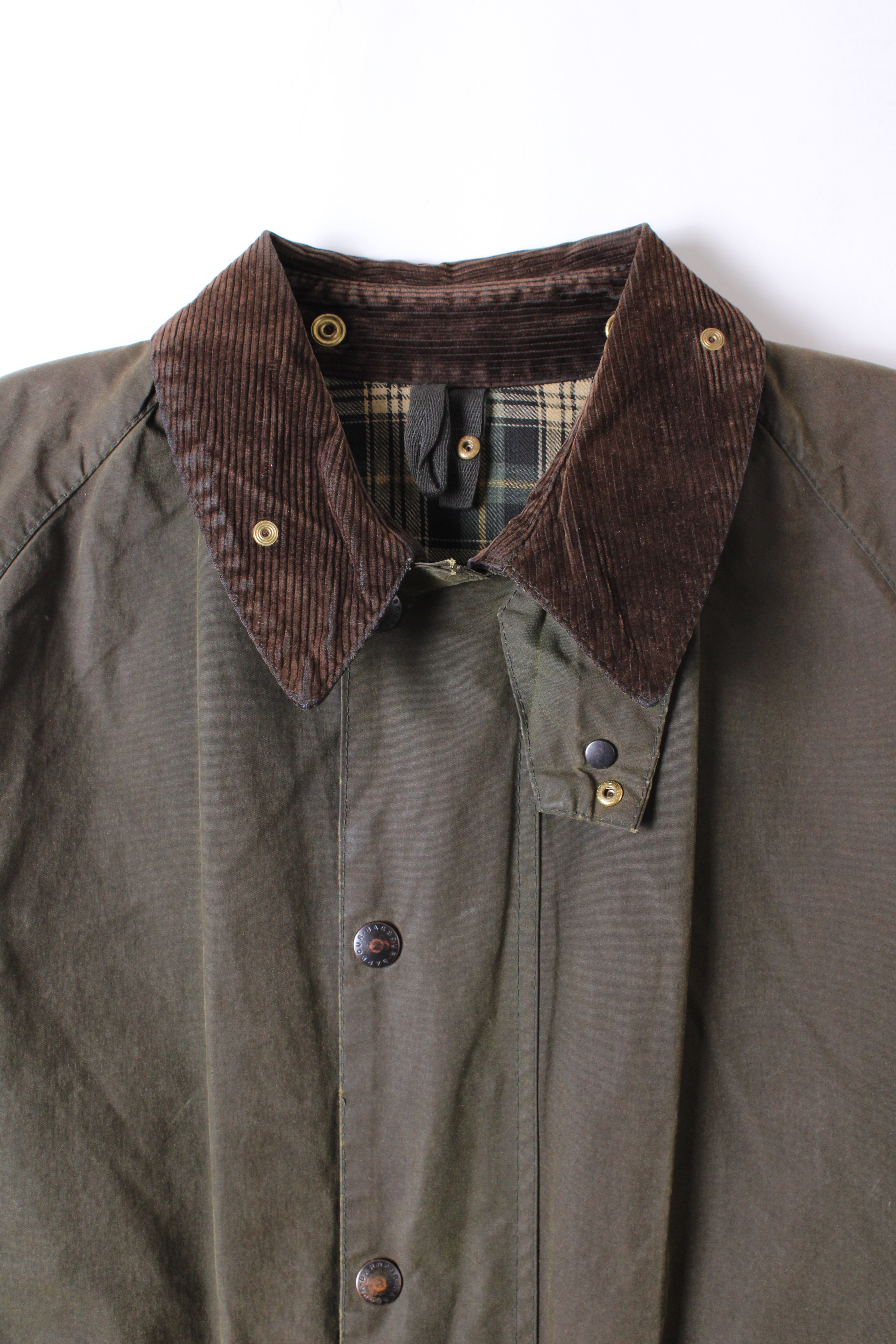 BARBOUR GAMEFAIR WAXED JACKET GREEN - M/L – HOLYGARMS