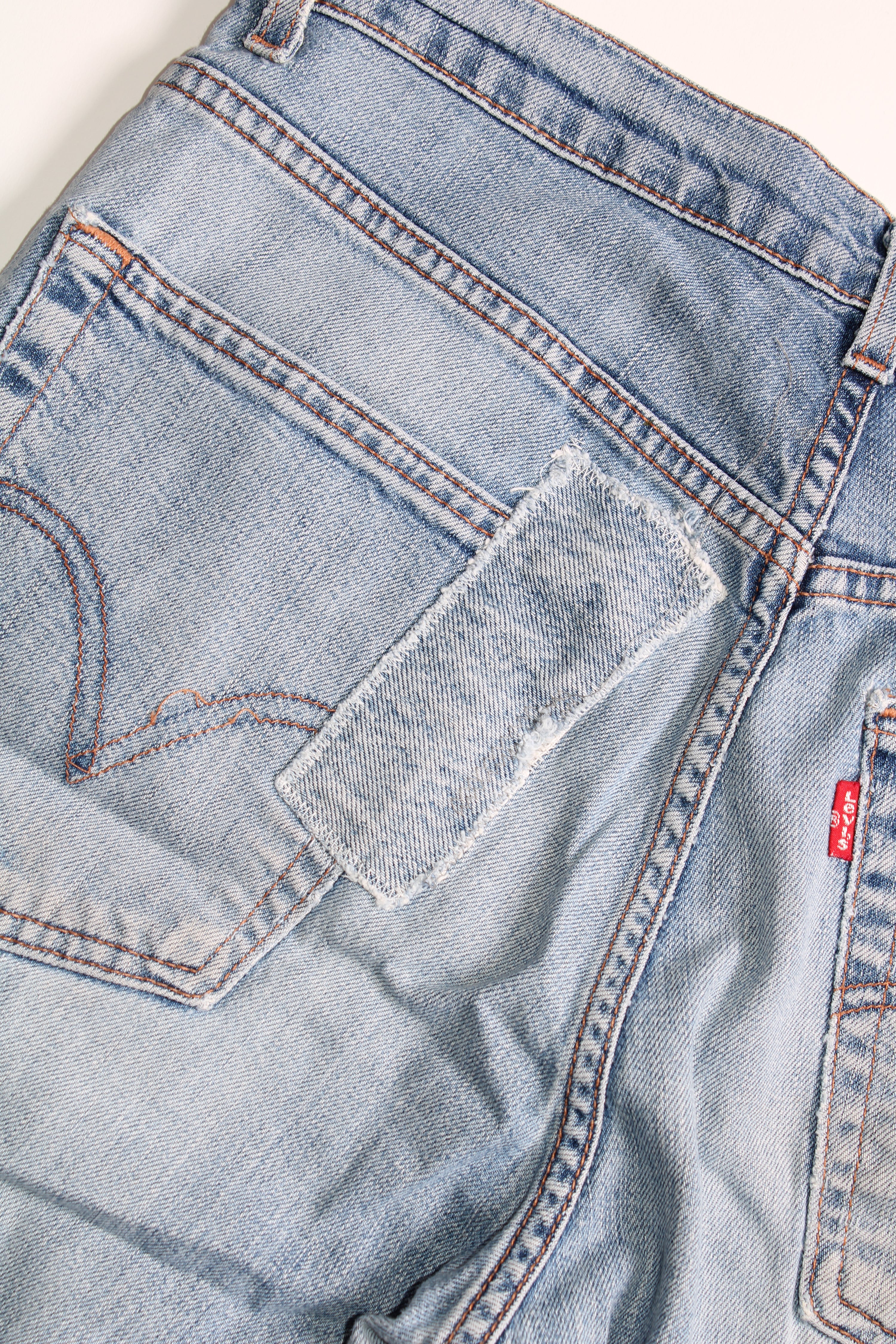 LEVIS 525 JEANS SHORTS LIGHT BLUE - W33