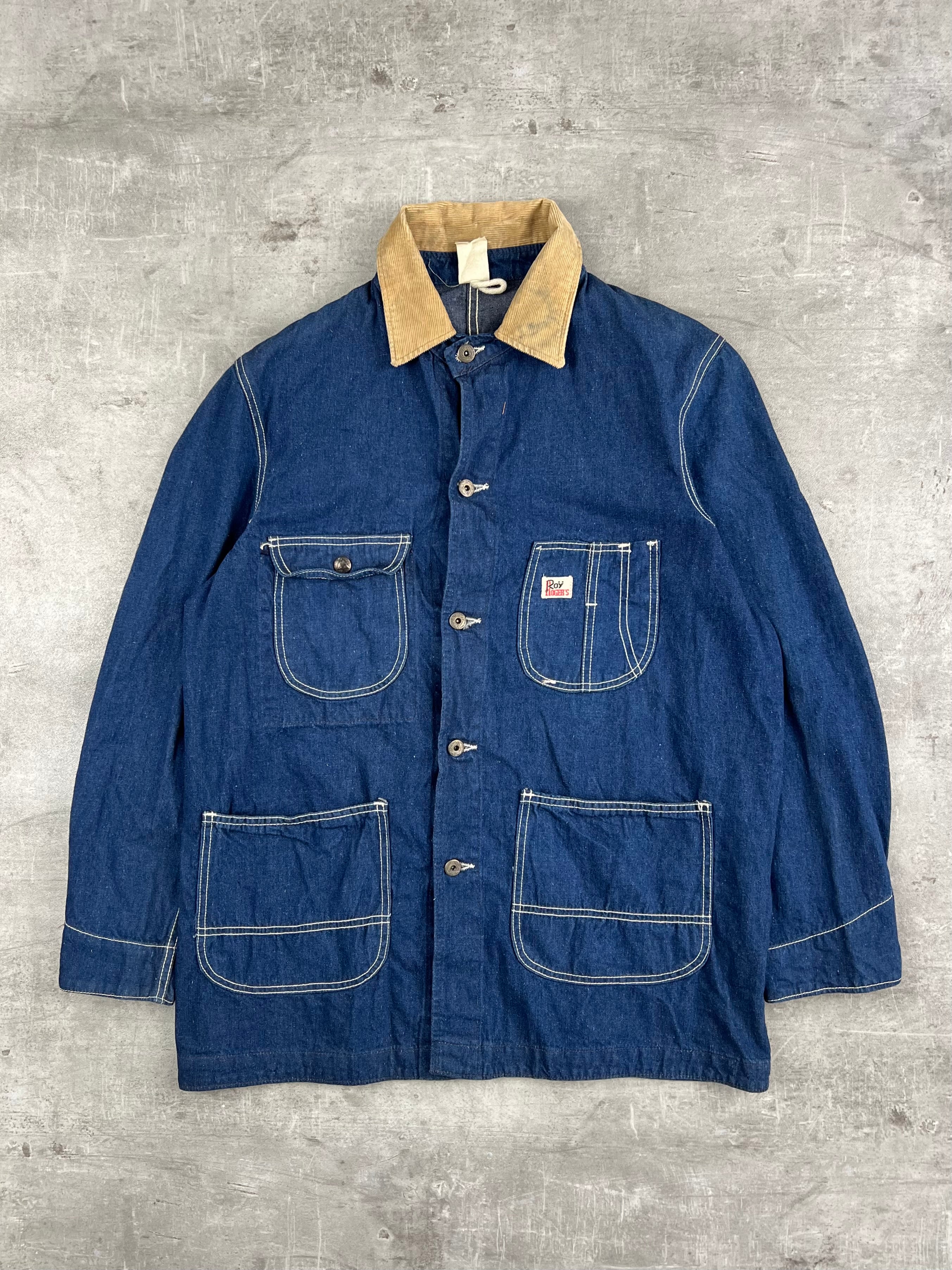 ROY ROGERS DENIM CHORE JACKET BLUE - M