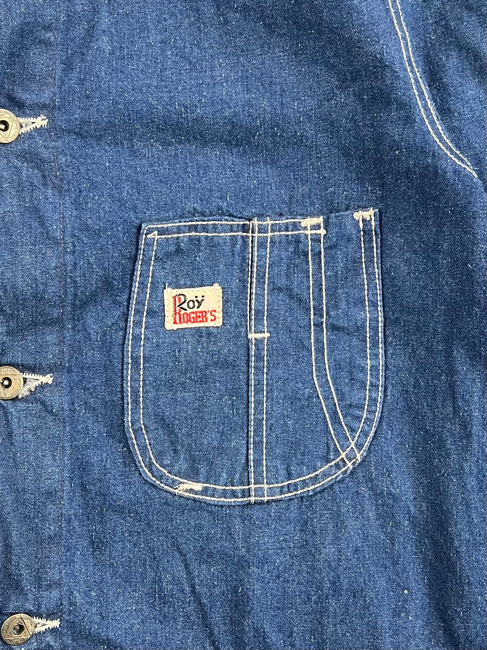 ROY ROGERS DENIM CHORE JACKET BLUE - M