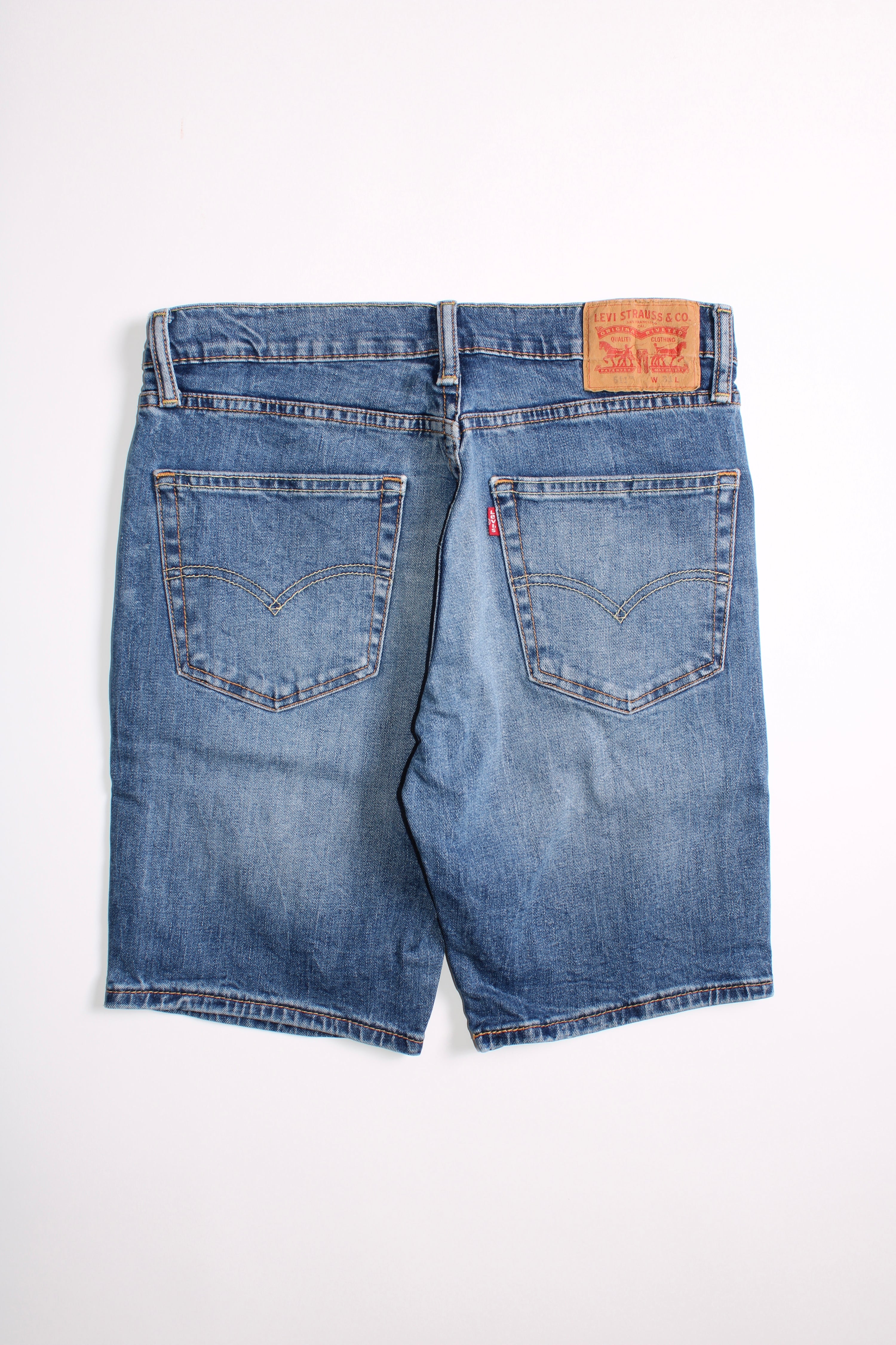 LEVIS 511 JEANS SHORTS LIGHT WASH - W31