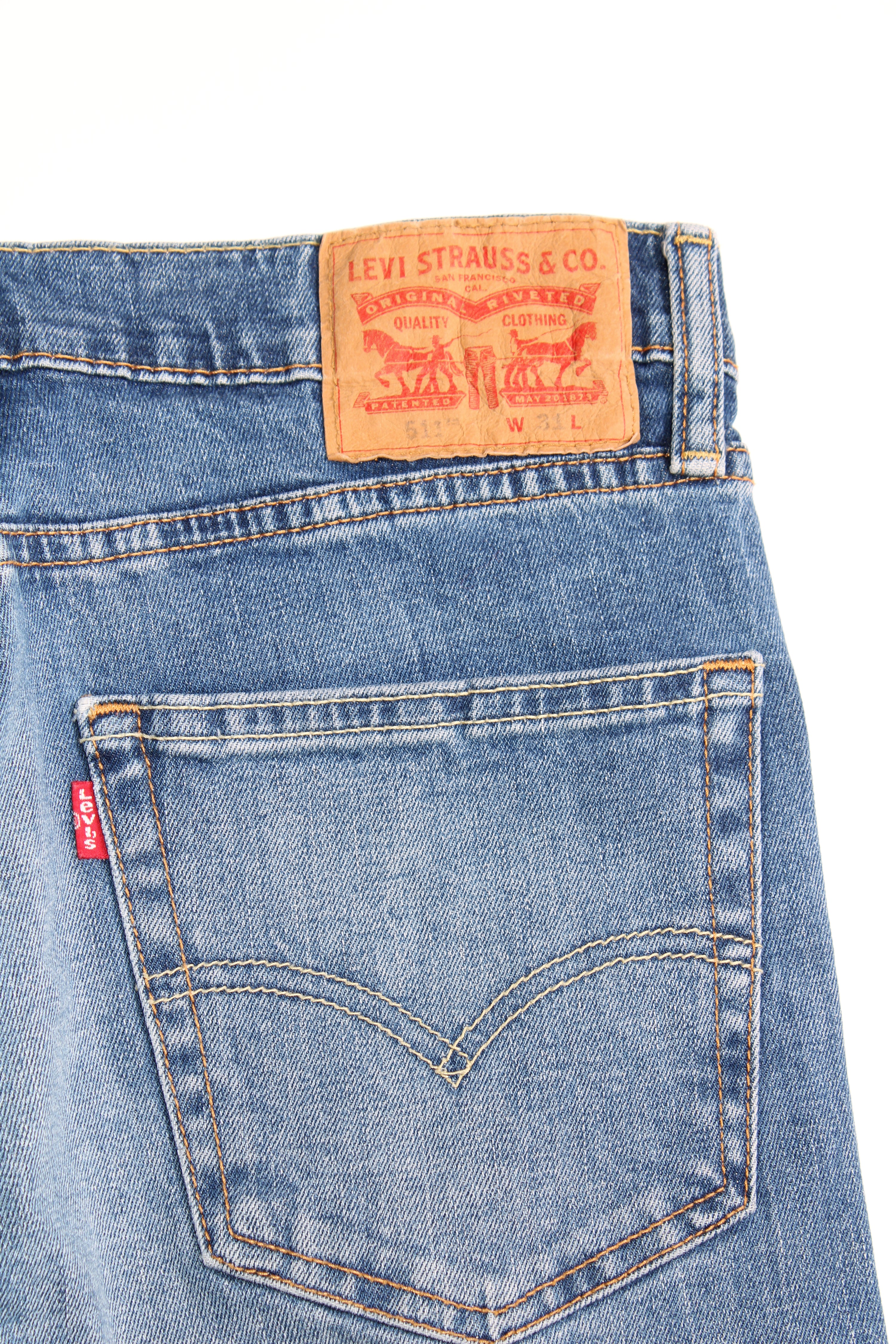 LEVIS 511 JEANS SHORTS LIGHT WASH - W31