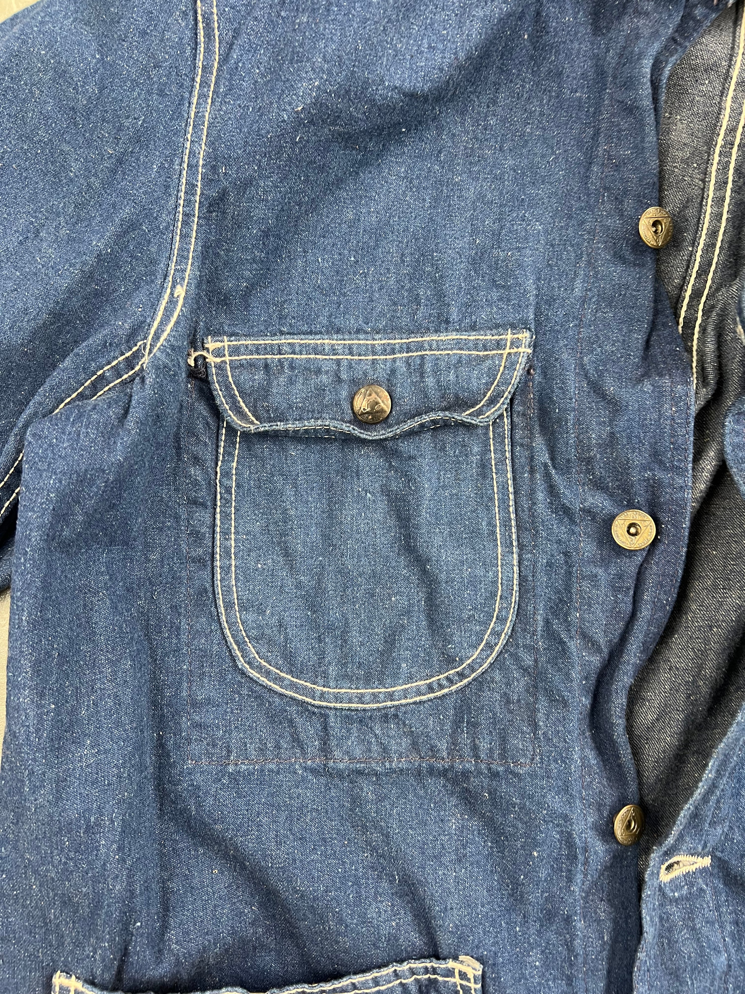 ROY ROGERS DENIM CHORE JACKET BLUE - M
