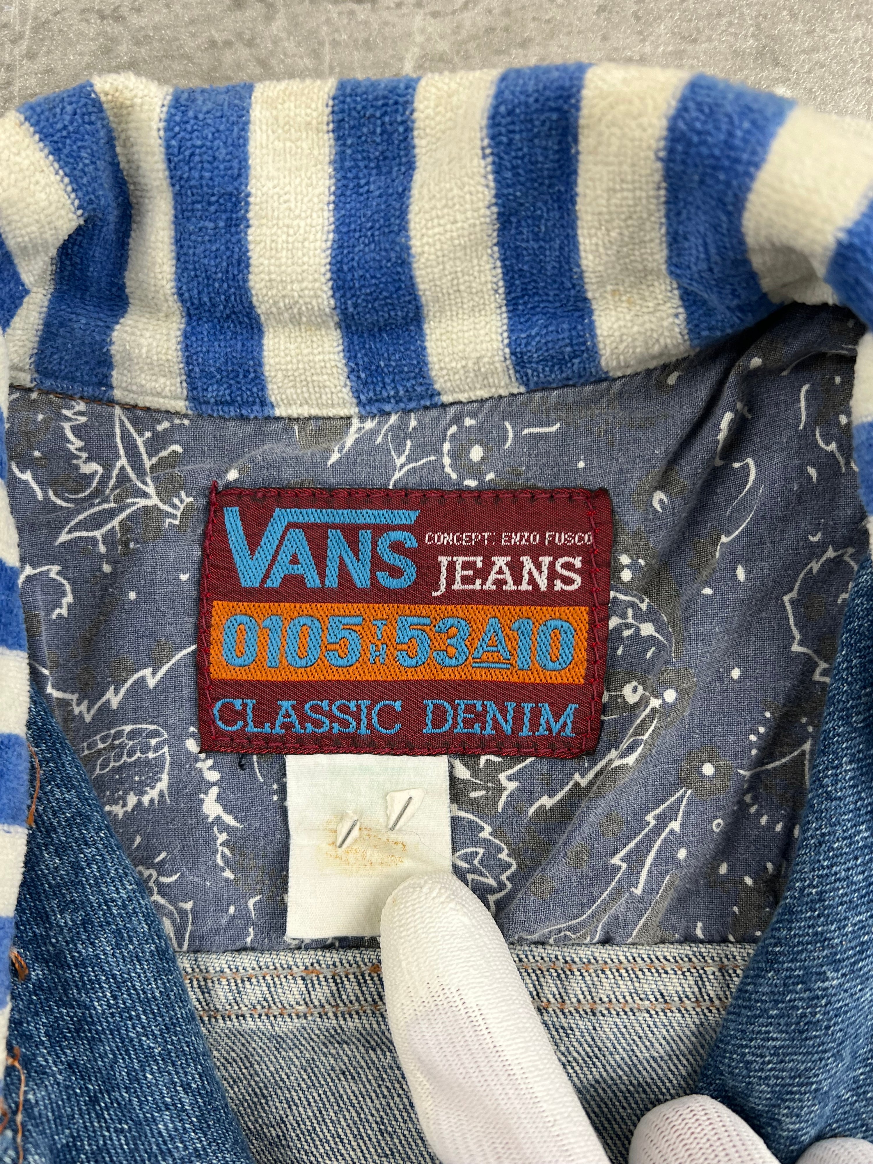 VANS ENZO FUSCO VINTAGE DENIM JACKET - M/L