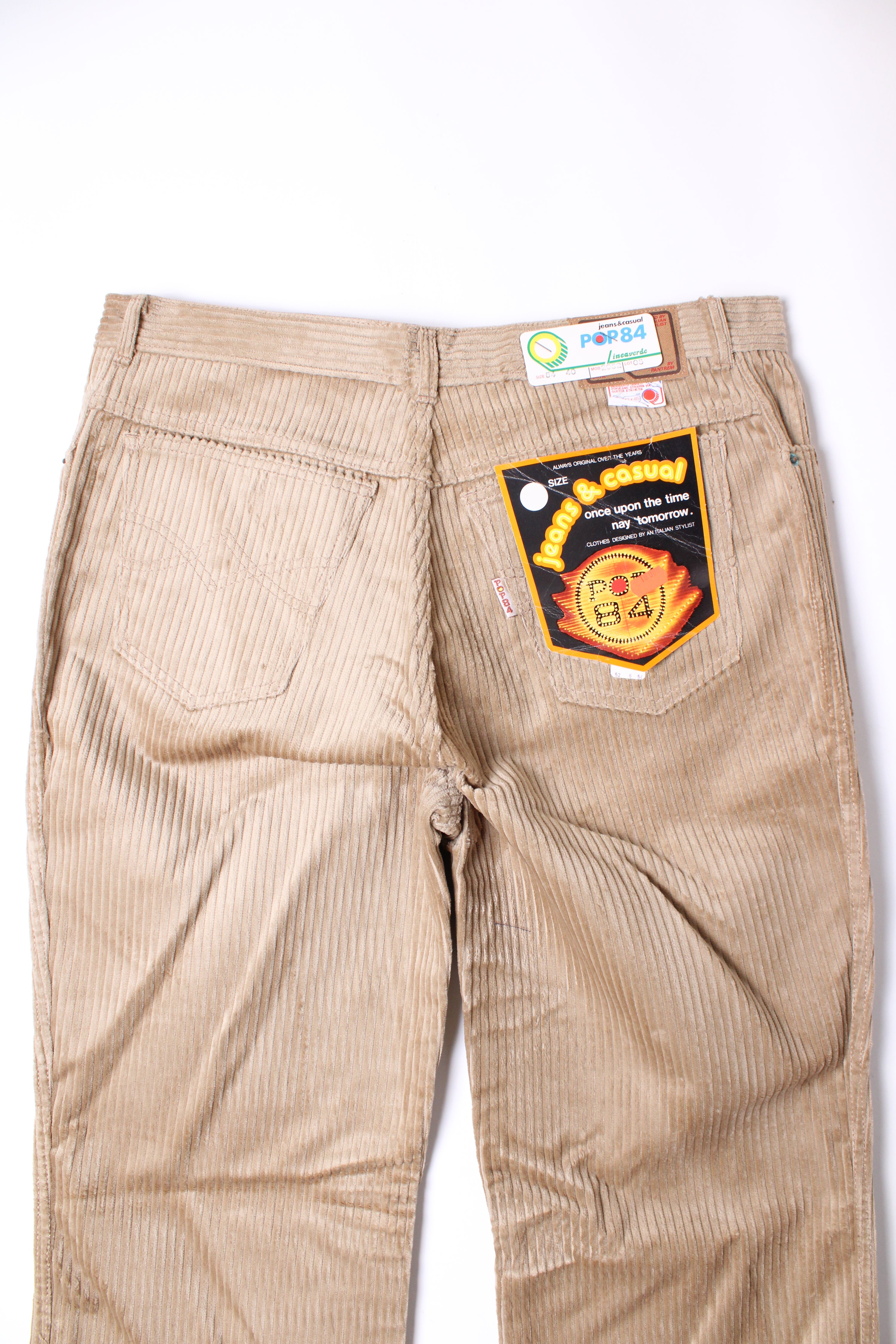 POP84 CORDUROY PANTS BEIGE - 54