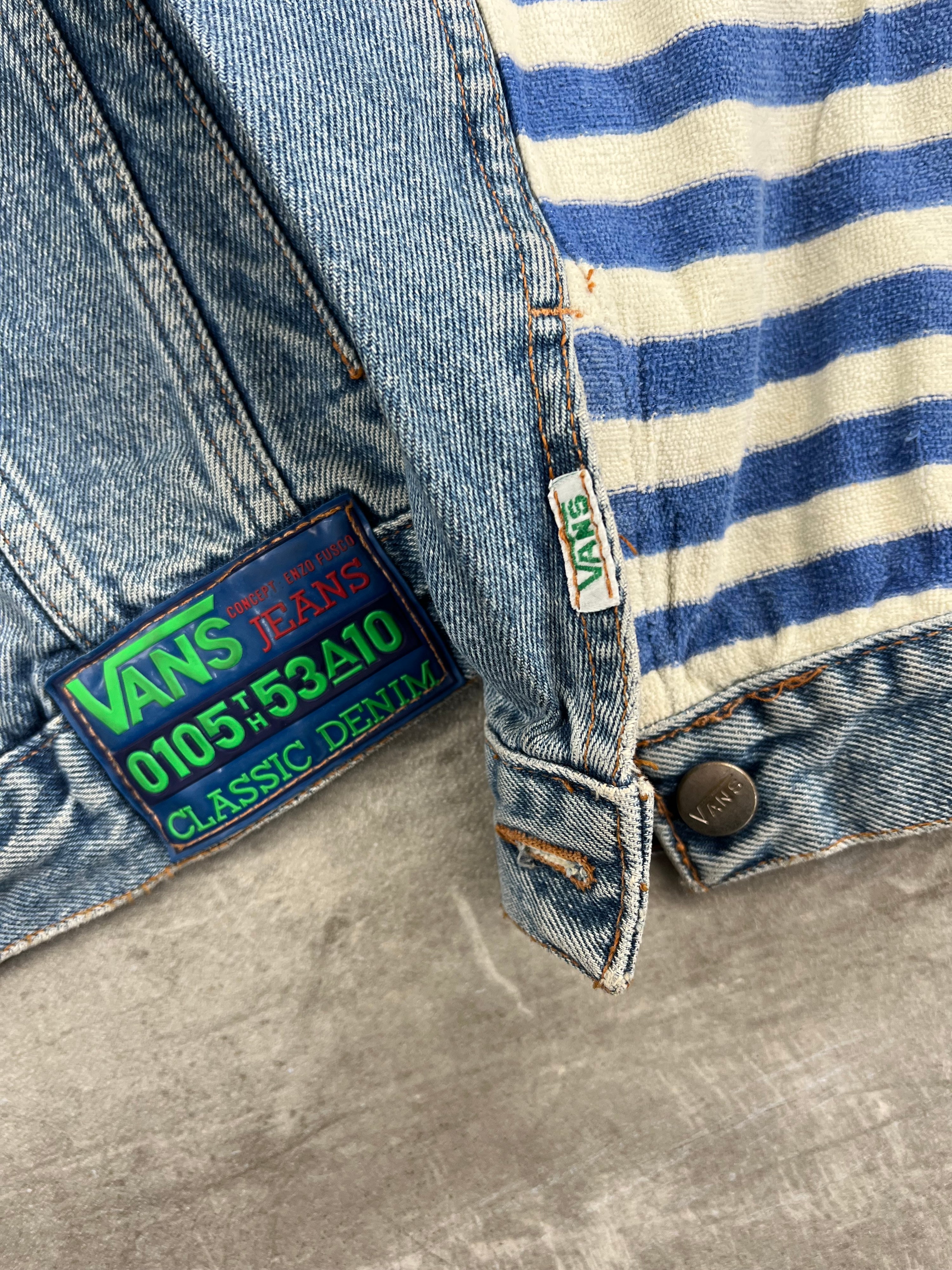 VANS ENZO FUSCO VINTAGE DENIM JACKET - M/L