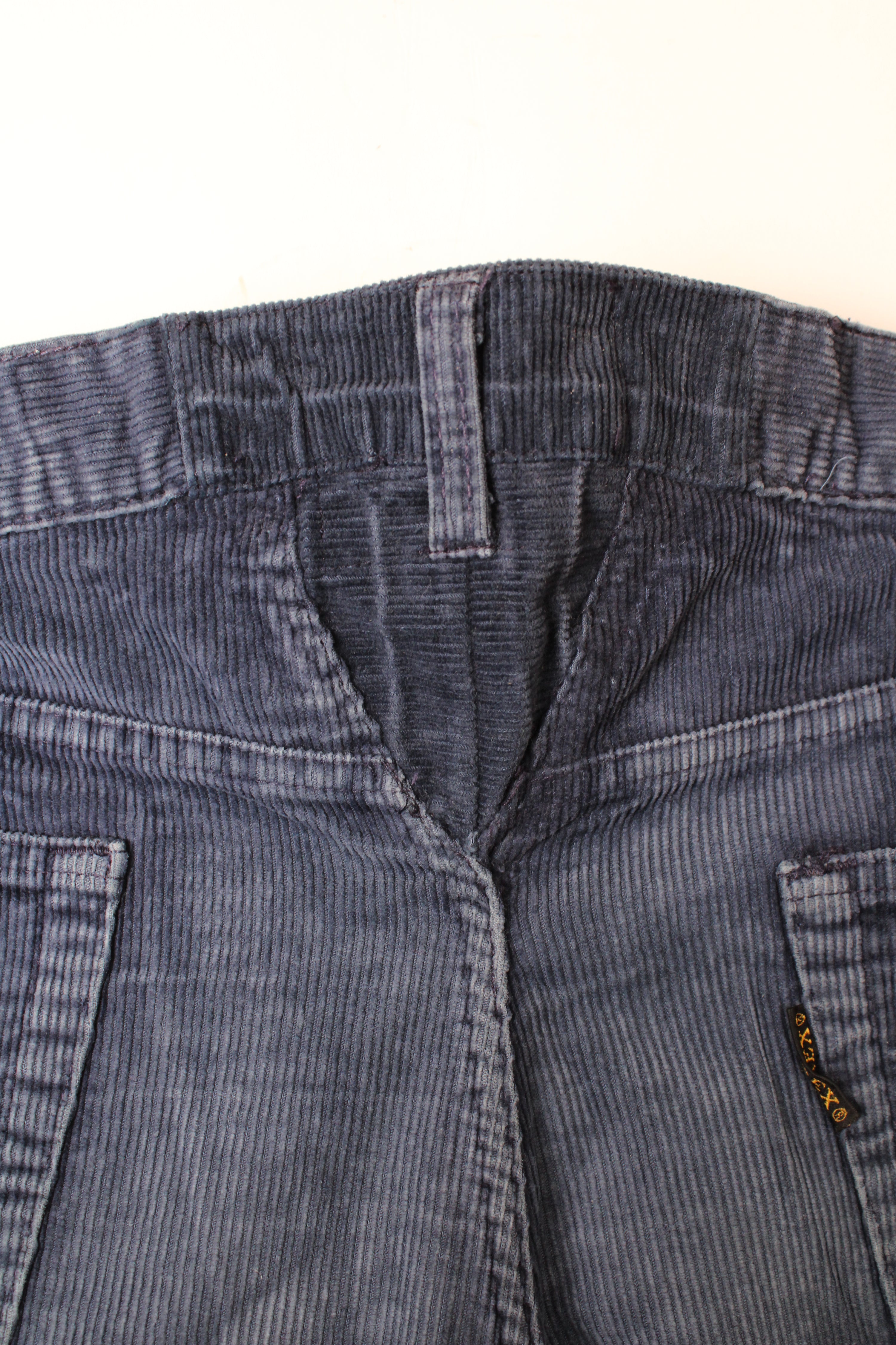 AVIREX CORDUROY PANTS BLUE -  W36/W38